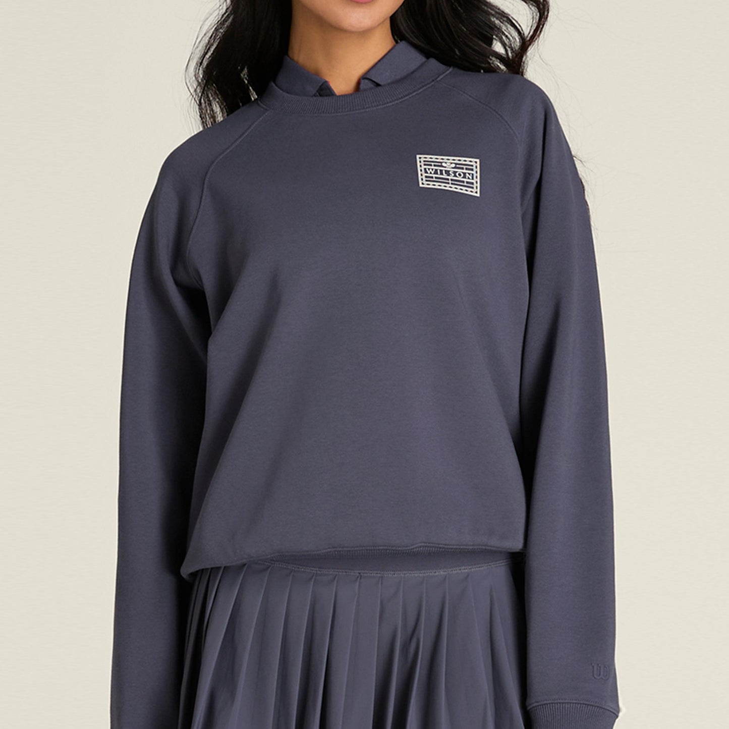 Wilson Classic Crew Mikina Dámy-šedá