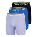 Essential Cotton Stretch Trenýrky 3ks v baleni Muži - lila, modrá