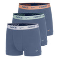Essential Cotton Stretch Trunk Trenýrky 3ks v baleni Muži - modrá, oranžová