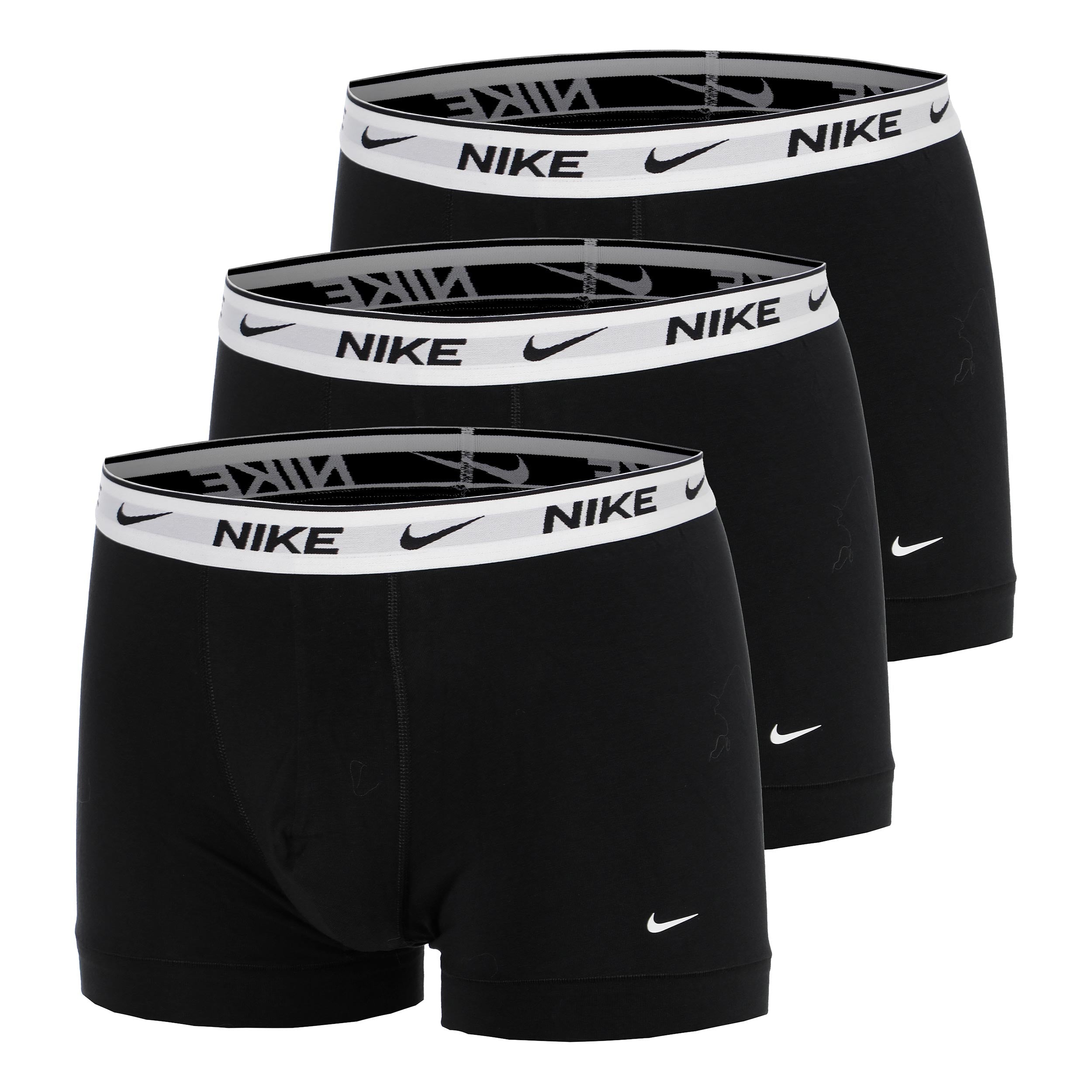 Nike Essential Cotton Stretch Trunk Trenýrky 3ks v baleni Muži - černá, bílá