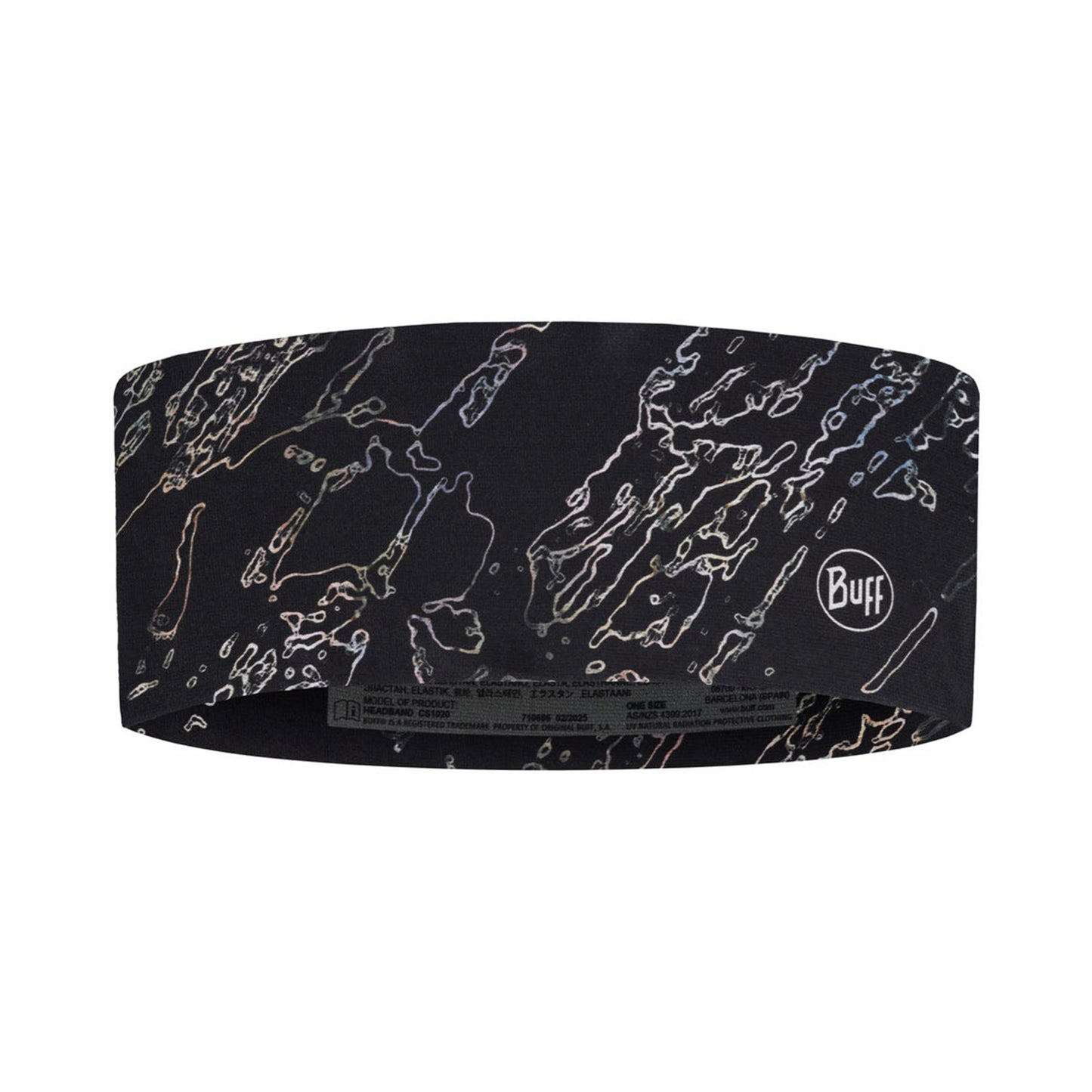Buff CoolNet UV® Wide Čelenka Unisex-černá