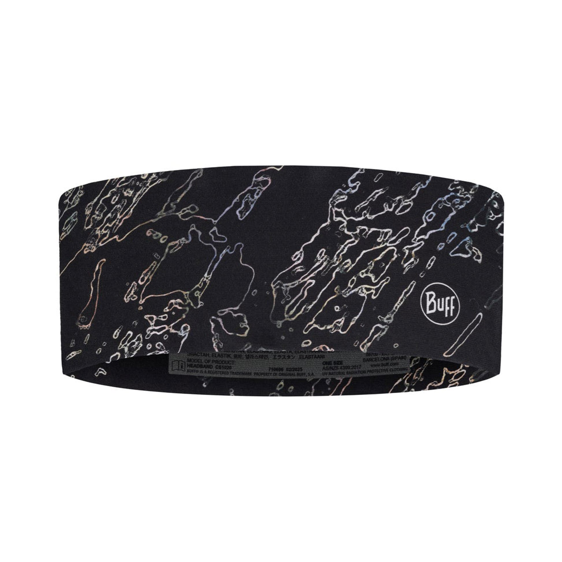 Buff CoolNet UV® Wide Čelenka Unisex-černá