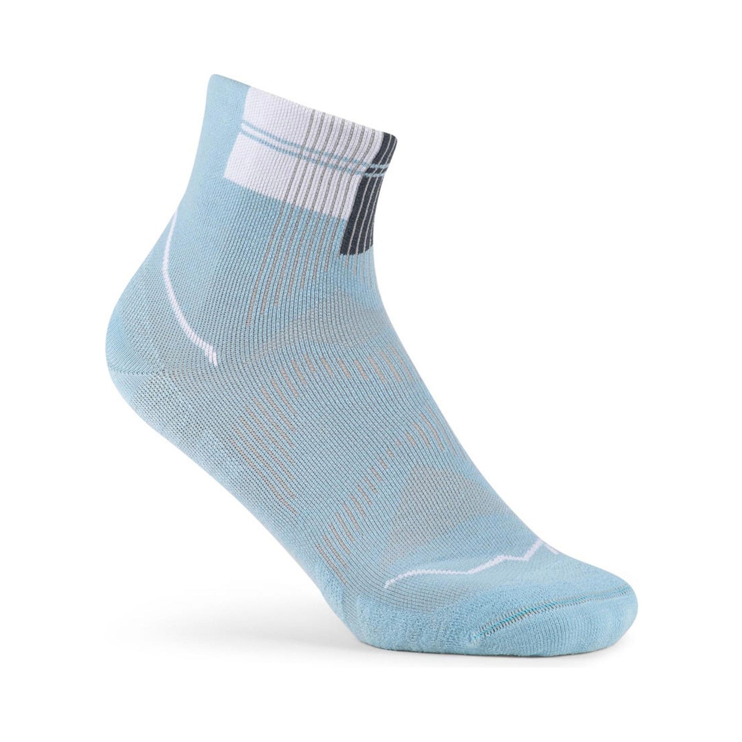 Buff Coolnet Quarter  Running ponožky Unisex-světle modrá