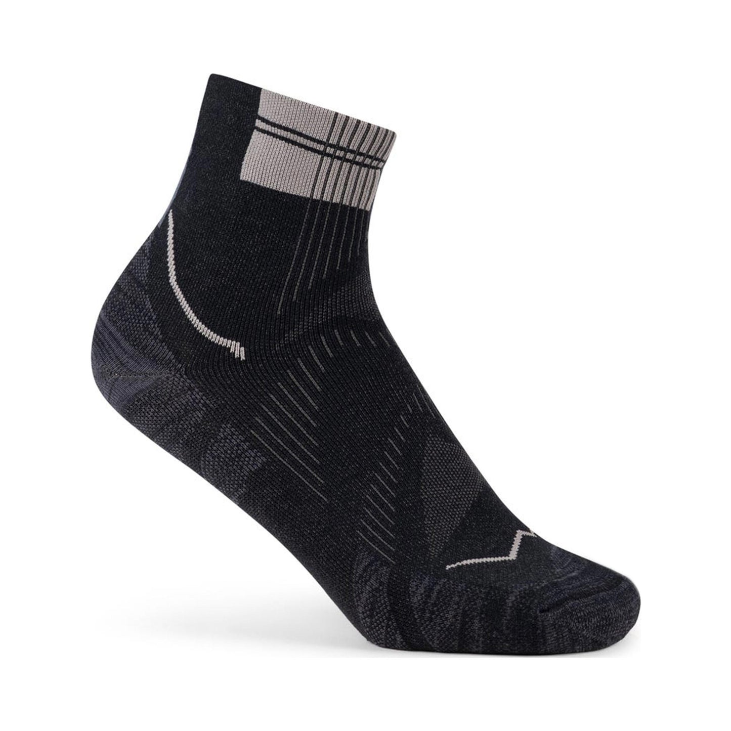 Buff Coolnet Quarter  Running ponožky Unisex-černá