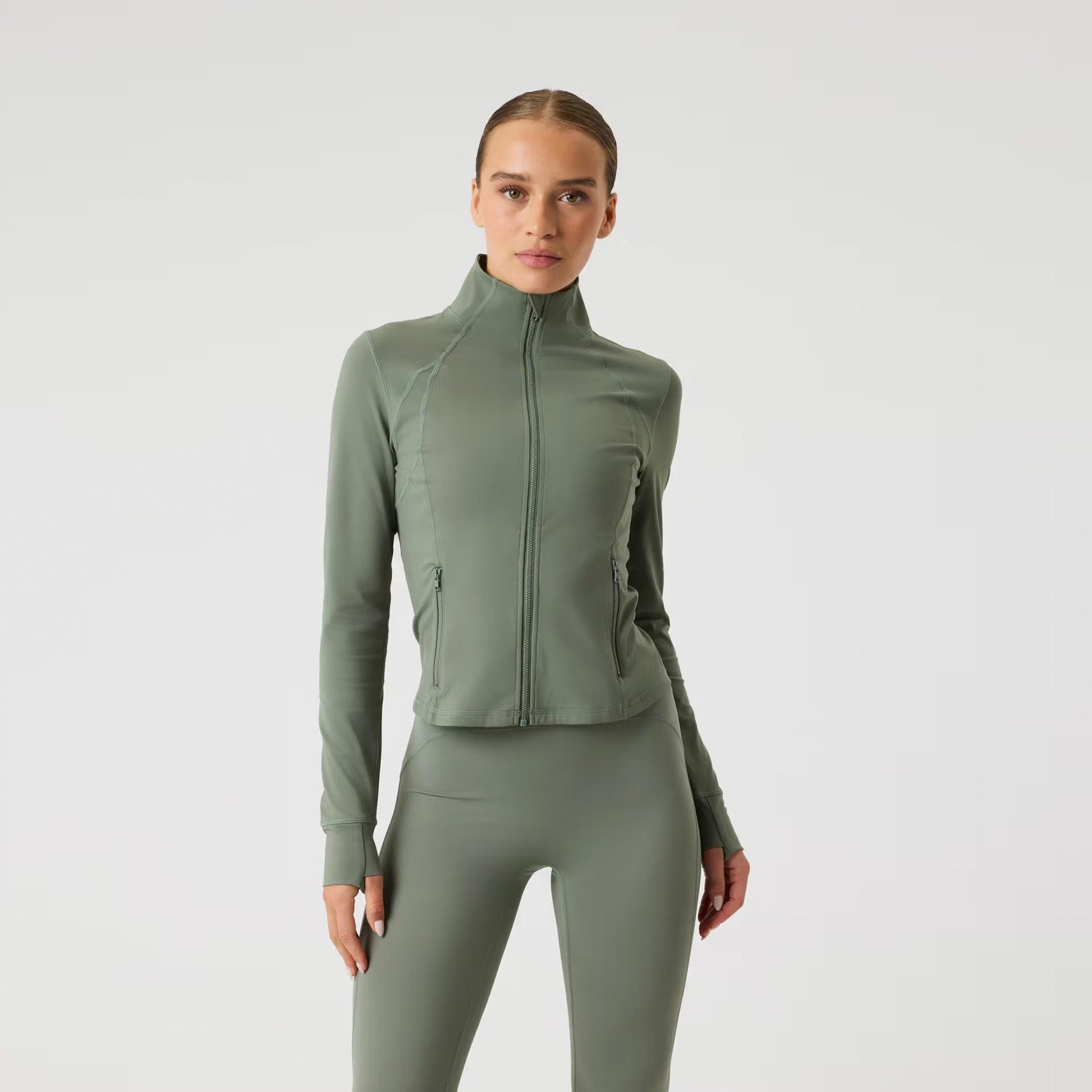Björn Borg Borg Soft Zip Midlayer S dlouhým rukávem Dámy - šalvěj