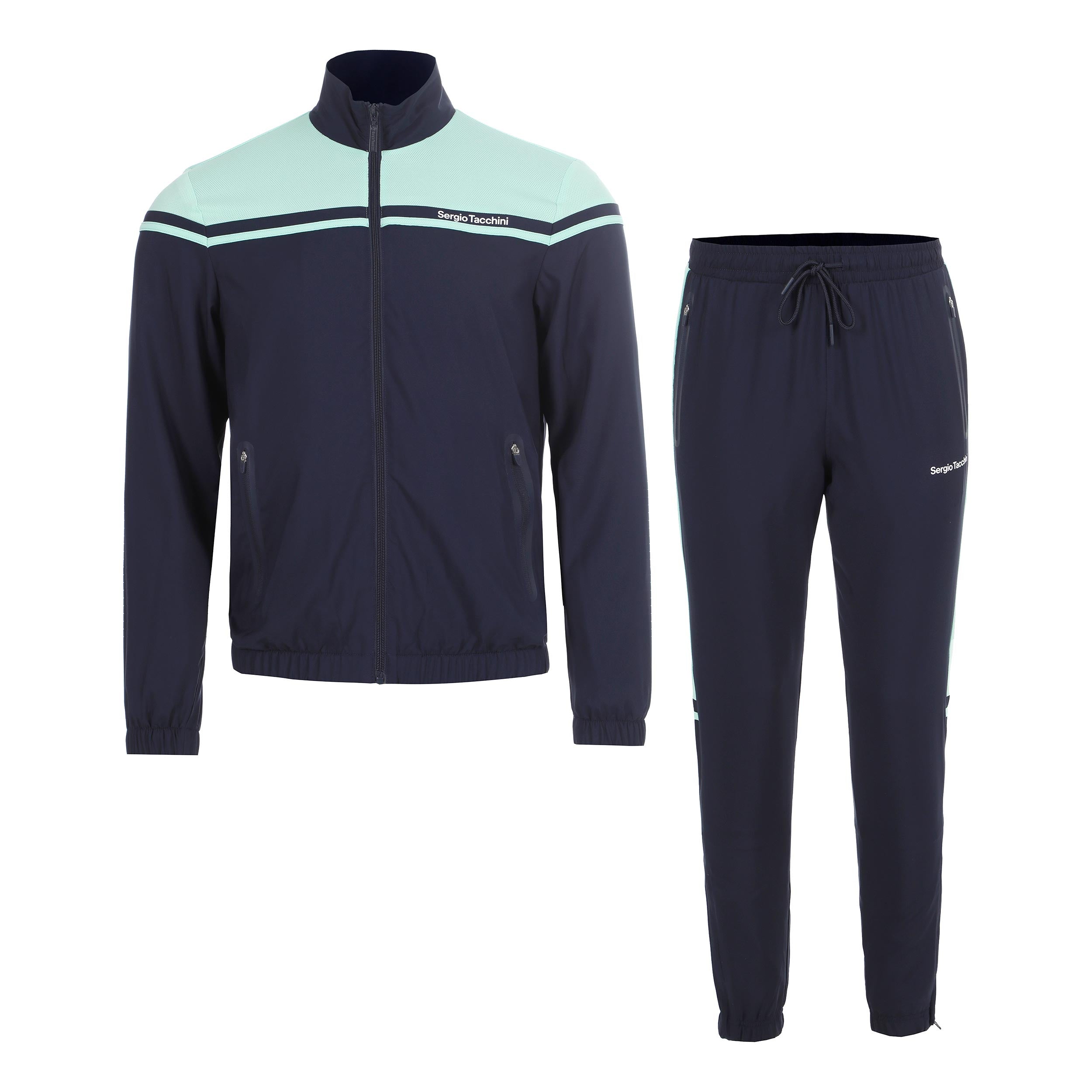 Sergio Tacchini Riflesso Tréninkový souprava Muži - tmavě modrá, zelená