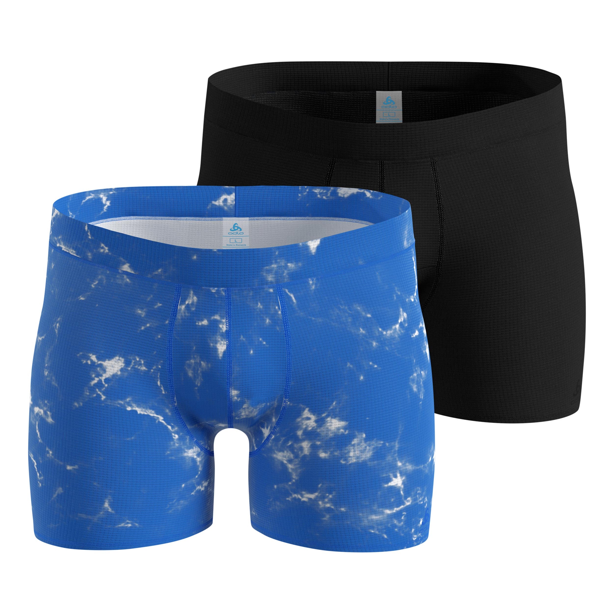 Odlo Active Light Graphic 2 pack Trenýrky Muži-modrá, černá