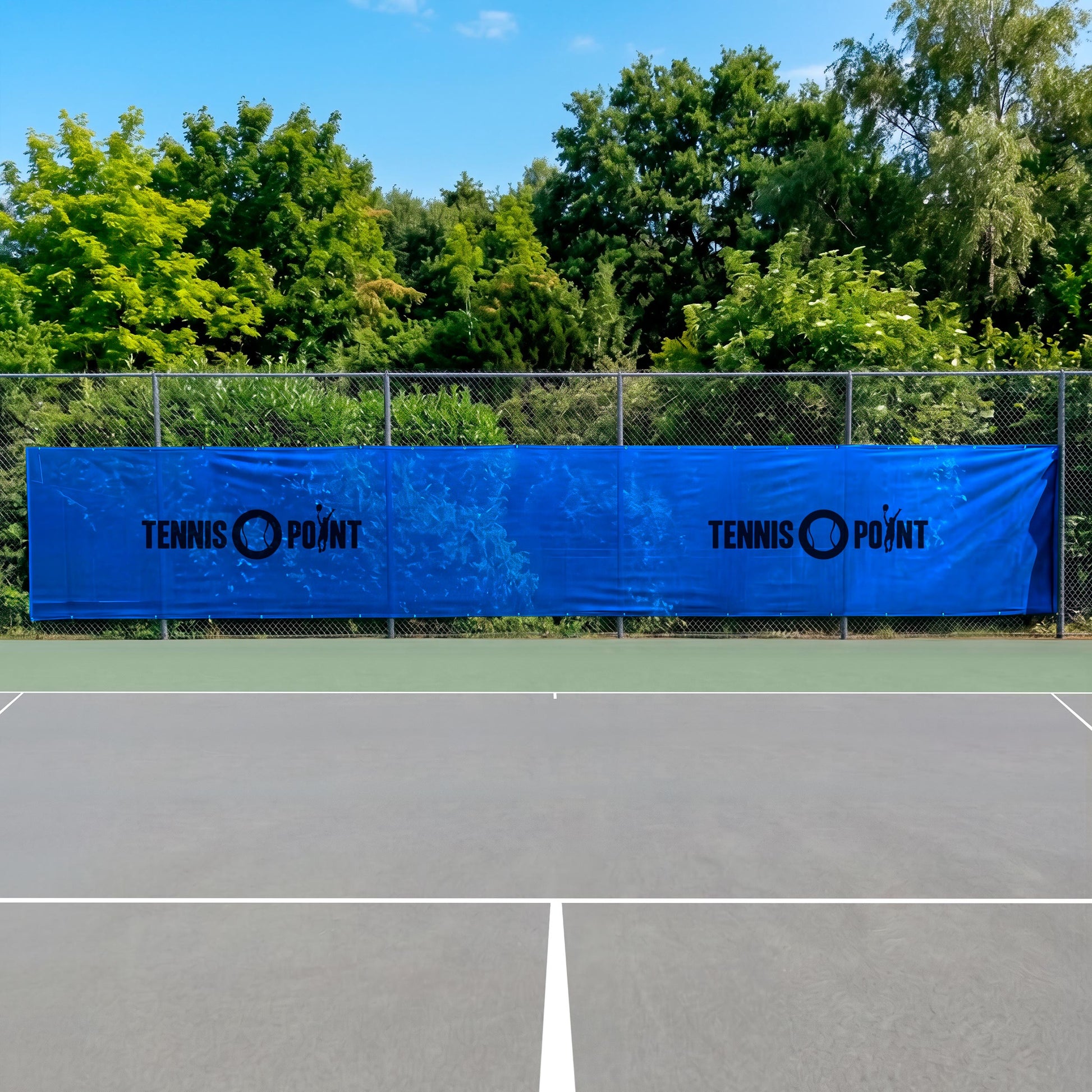 Tennis-Point Tennis Point 12X2m Zástěna - modrá