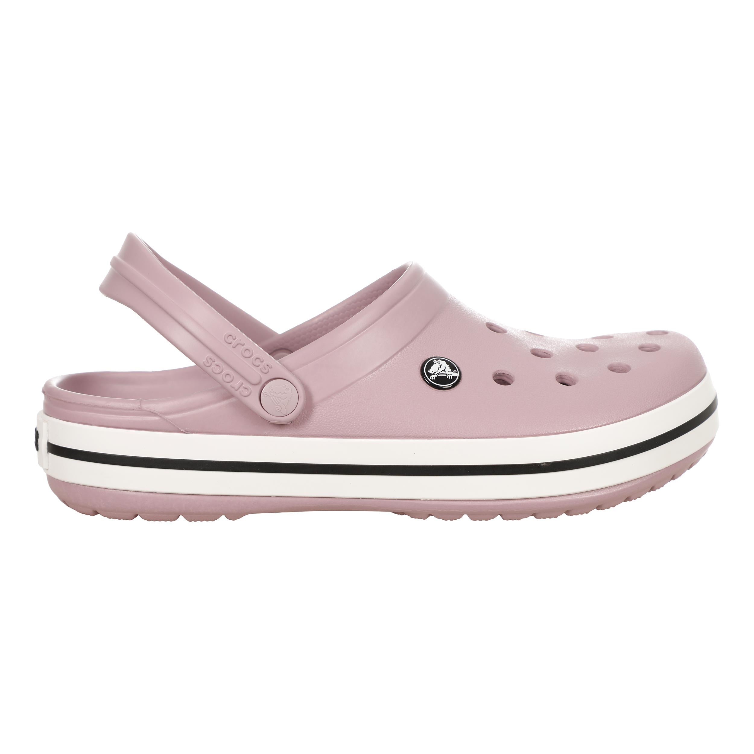 Crocs Crocband Clog Pantofle Unisex - šeříková, bílá