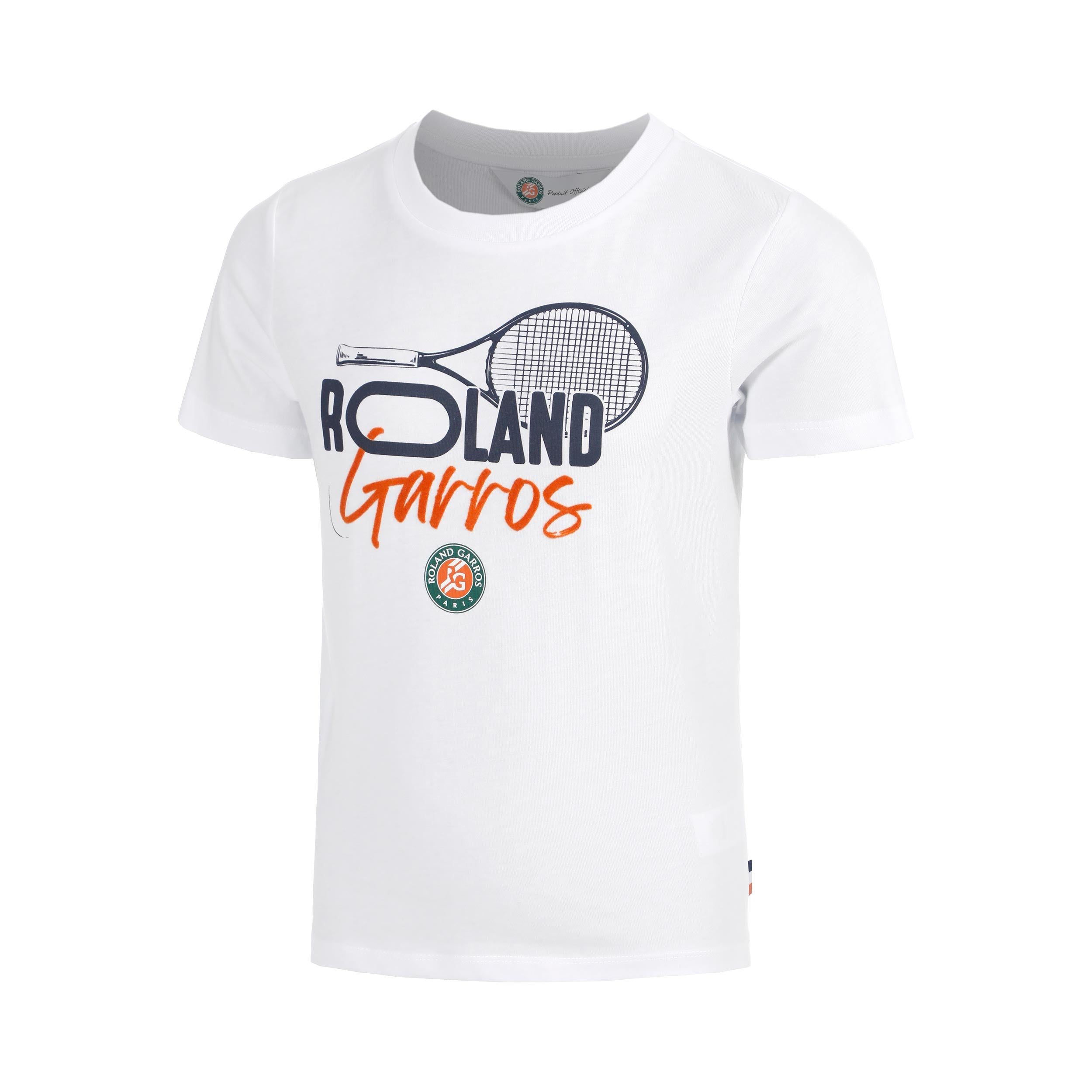 Roland Garros Tričko Děti - bílá
