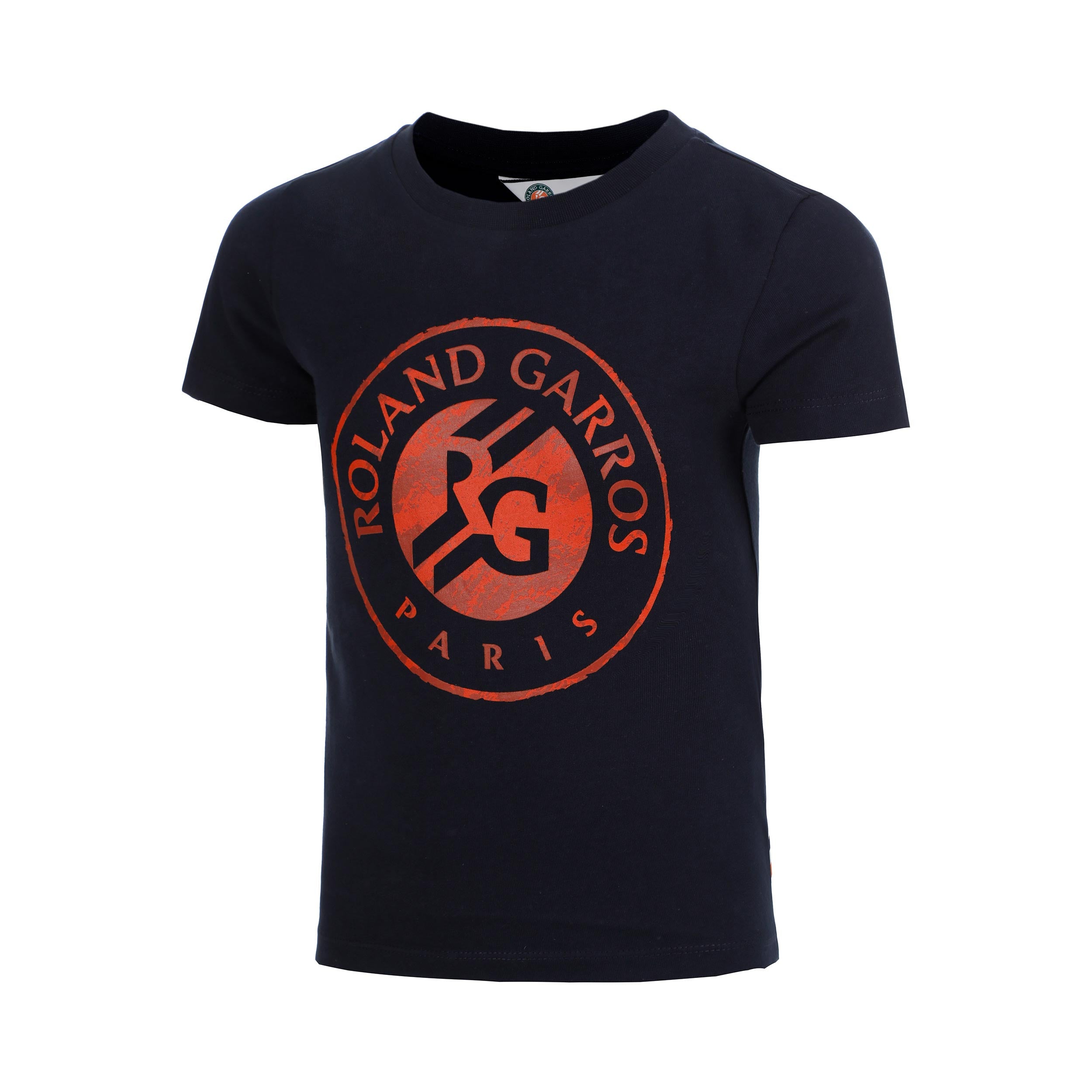 Roland Garros Big Logo Tričko Děti - tmavě modrá