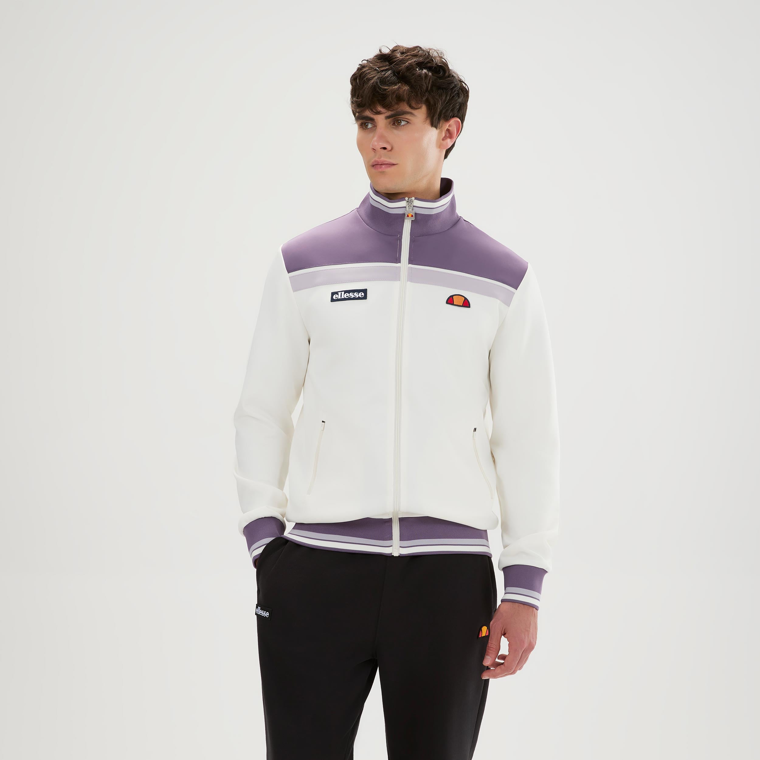 Ellesse Vignola Tréninkový souprava Muži - krémová, šeříková