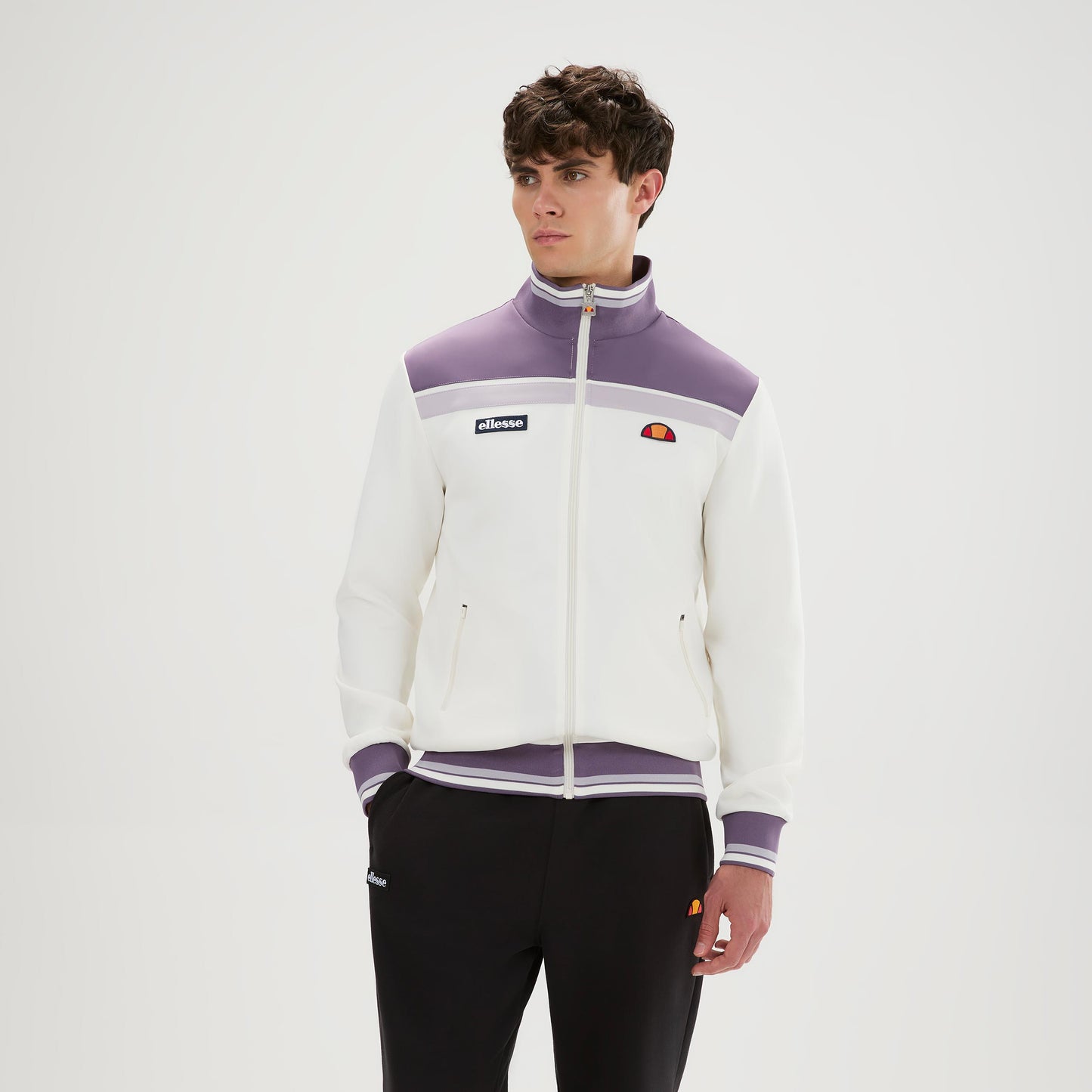 Ellesse Vignola Tréninková bunda Muži - krémová, šeříková
