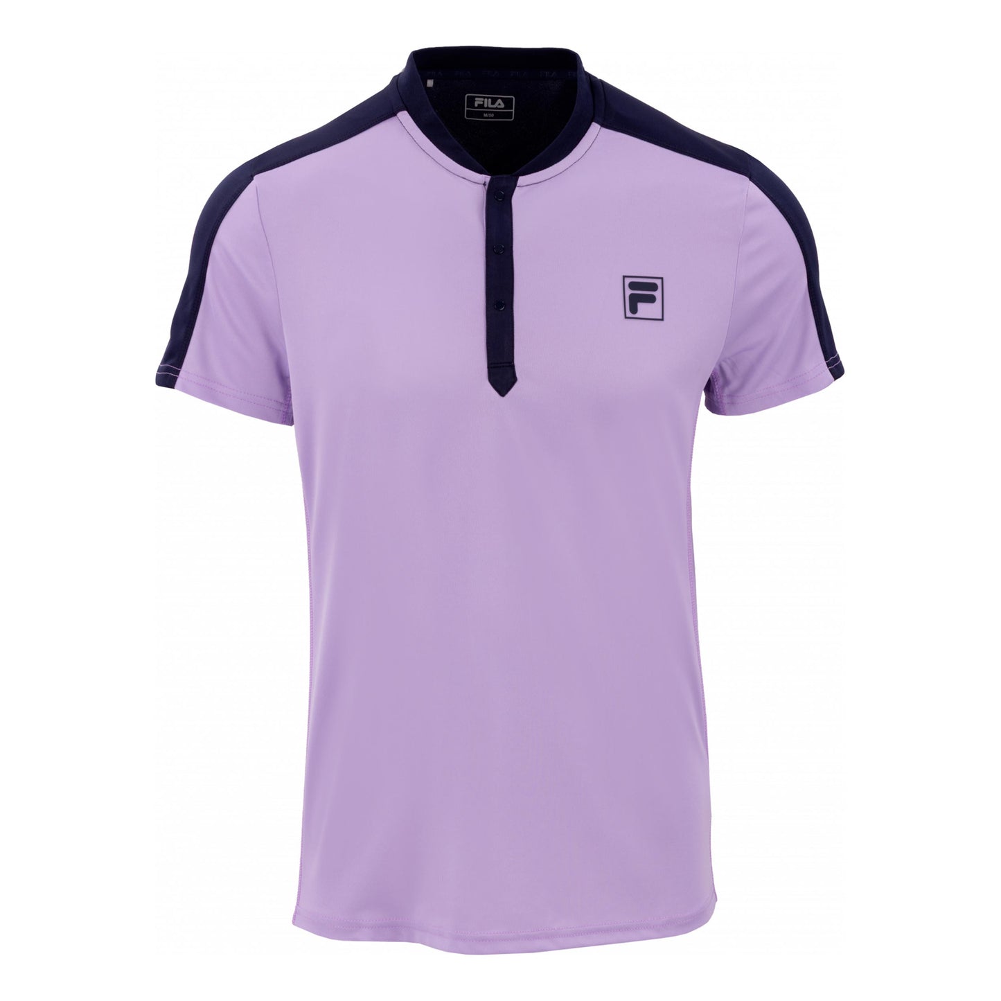 Fila Henley Taavi Tričko Muži - šeříková, tmavě modrá