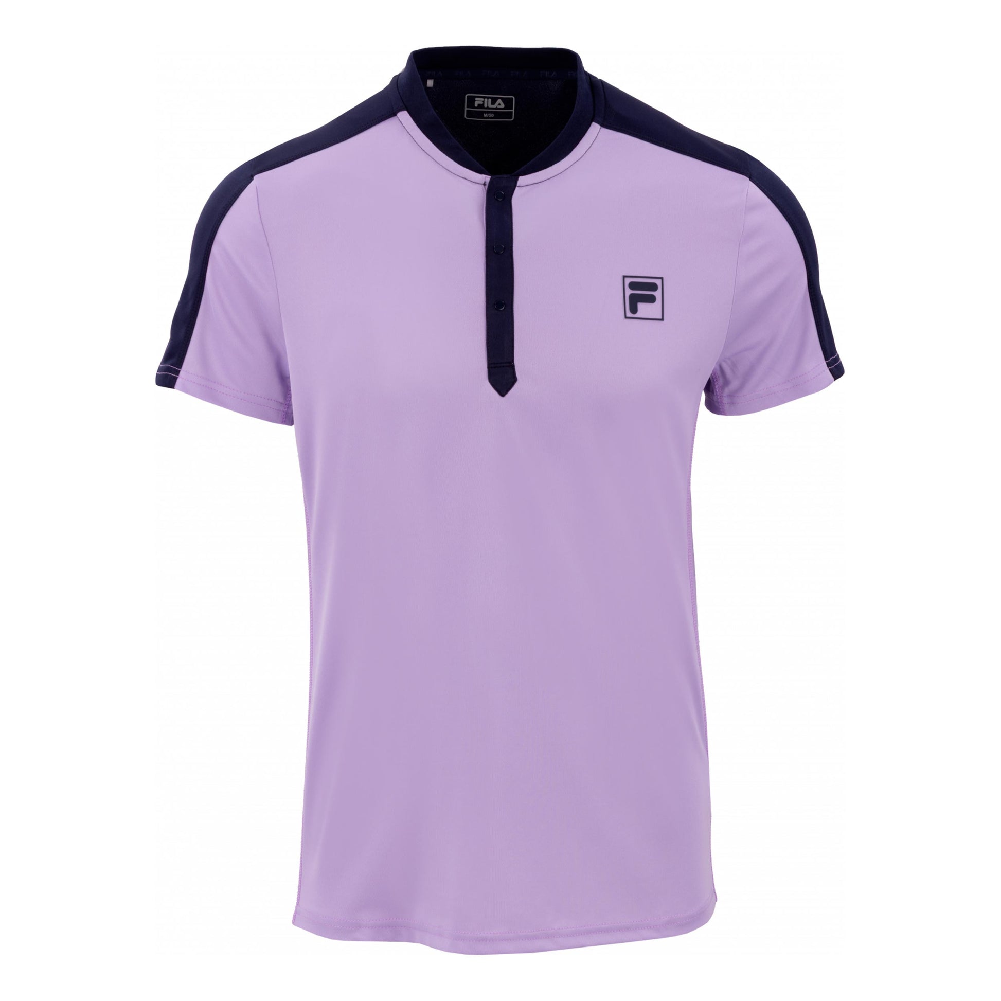 Fila Henley Taavi Tričko Muži - šeříková, tmavě modrá