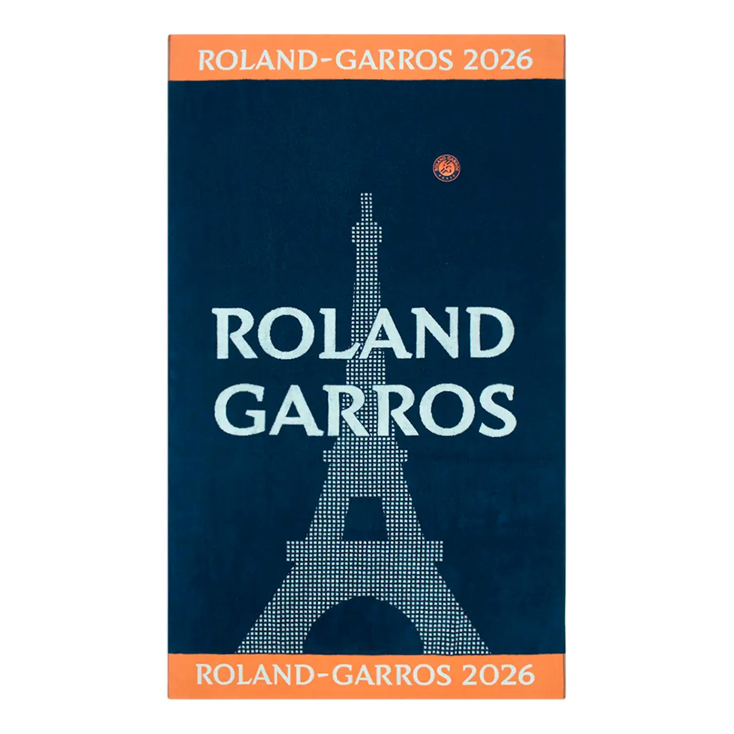 Roland Garros Official Beach Towel 100X170 Ručník - oranžová, tmavě modrá