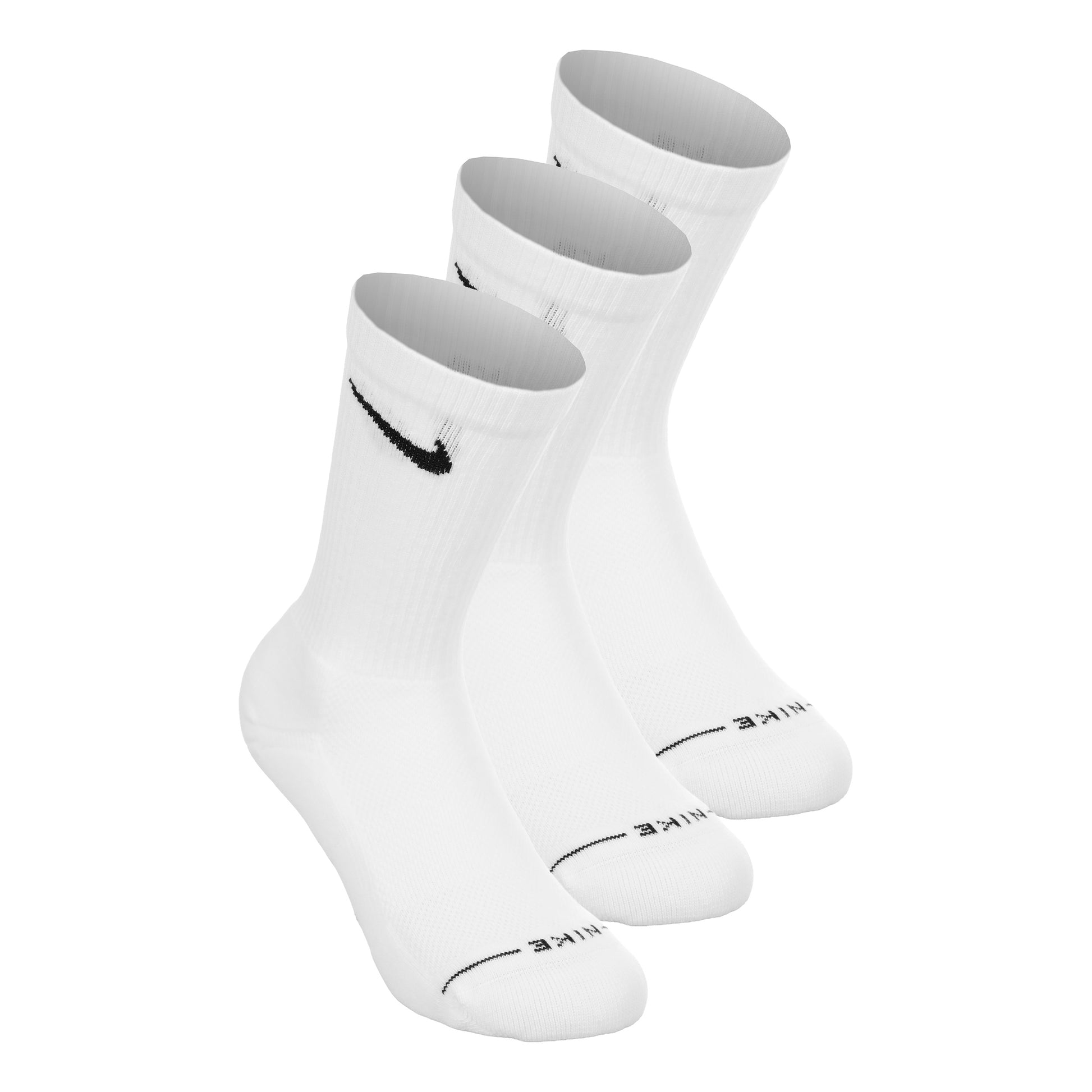 Nike Crew Tenisové ponožky 3ks v baleni Unisex - bílá