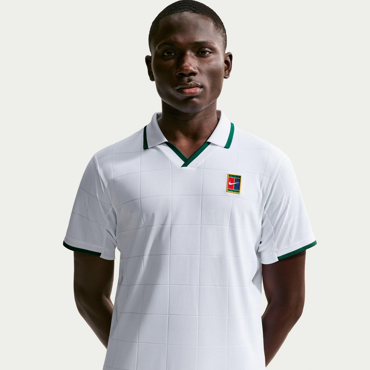 Nike Court Dri-Fit Advantage Slam Pólo Muži - bílá