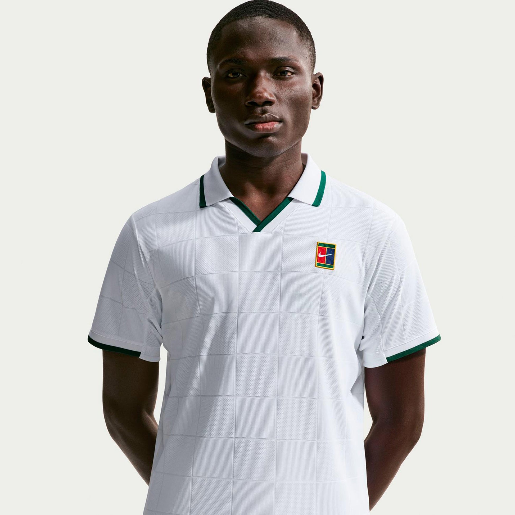 Nike Court Dri-Fit Advantage Slam Pólo Muži - bílá
