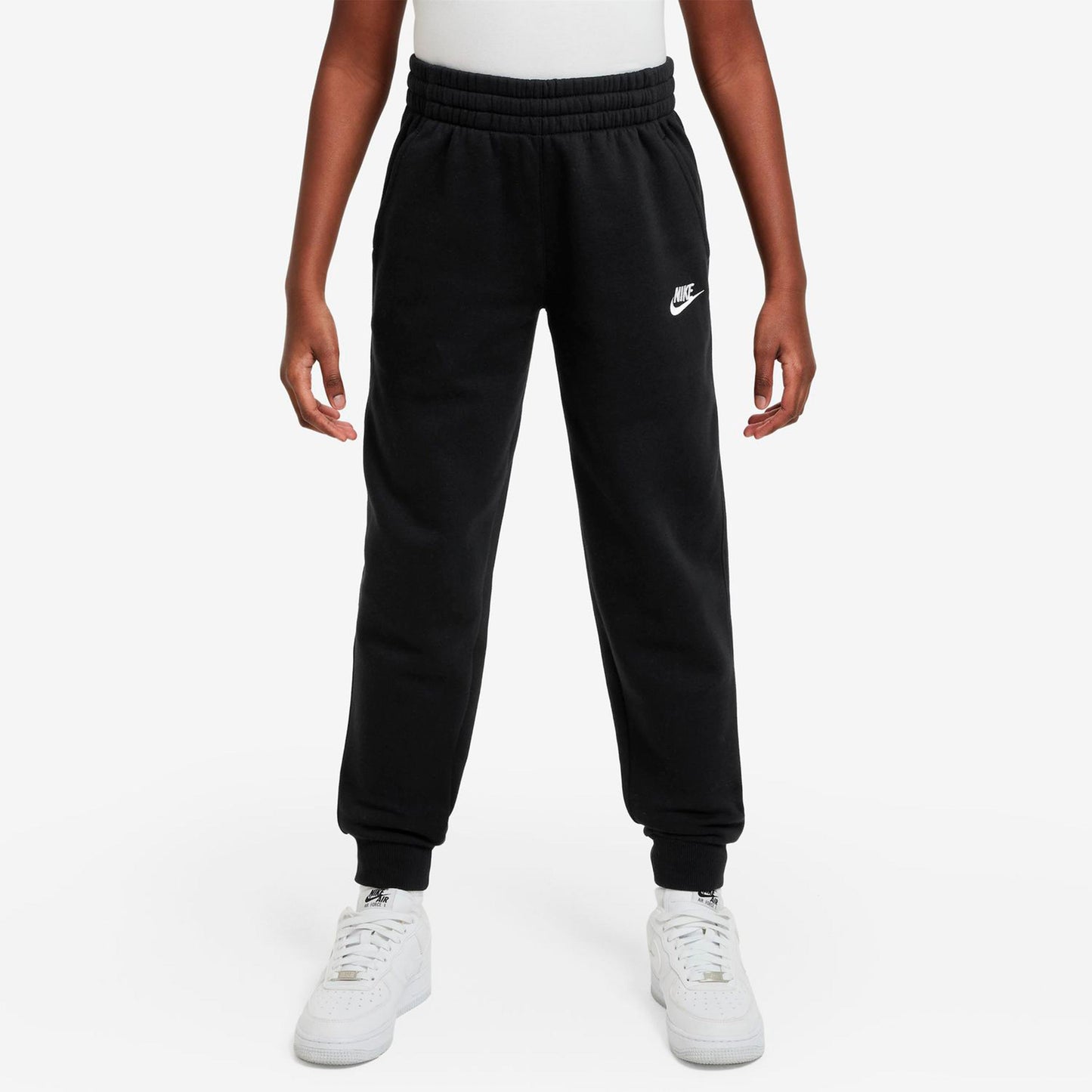 Nike Club Fleece Tréninkové kalhoty Děti - černá