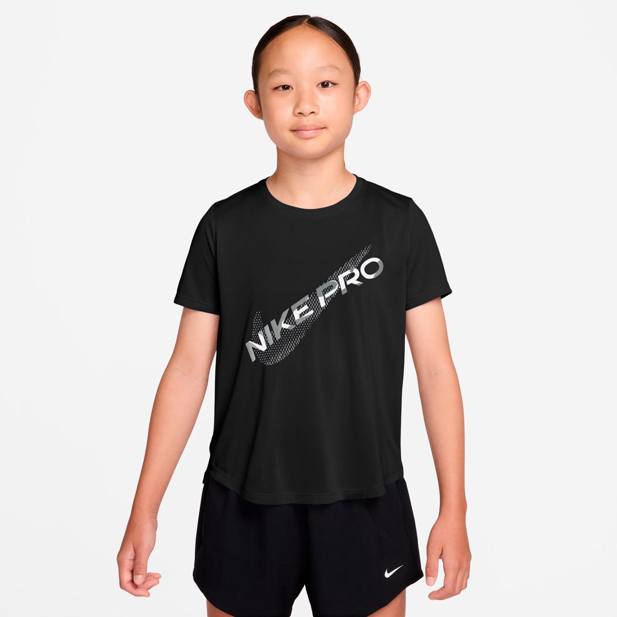 Nike Pro Dri-Fit Tričko Dívky - černá