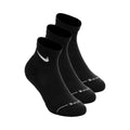 Ankle Tenisové ponožky 3ks v baleni Unisex - černá