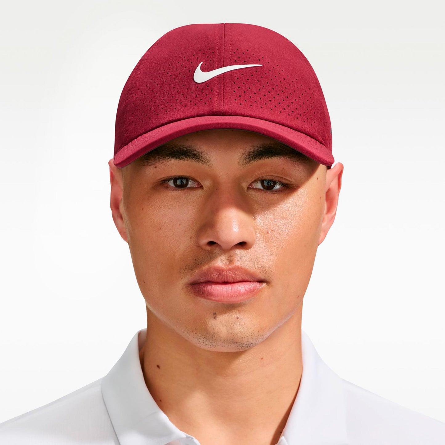 Nike Dri-Fit Advantage Club Čepice Unisex - červené víno, krémová