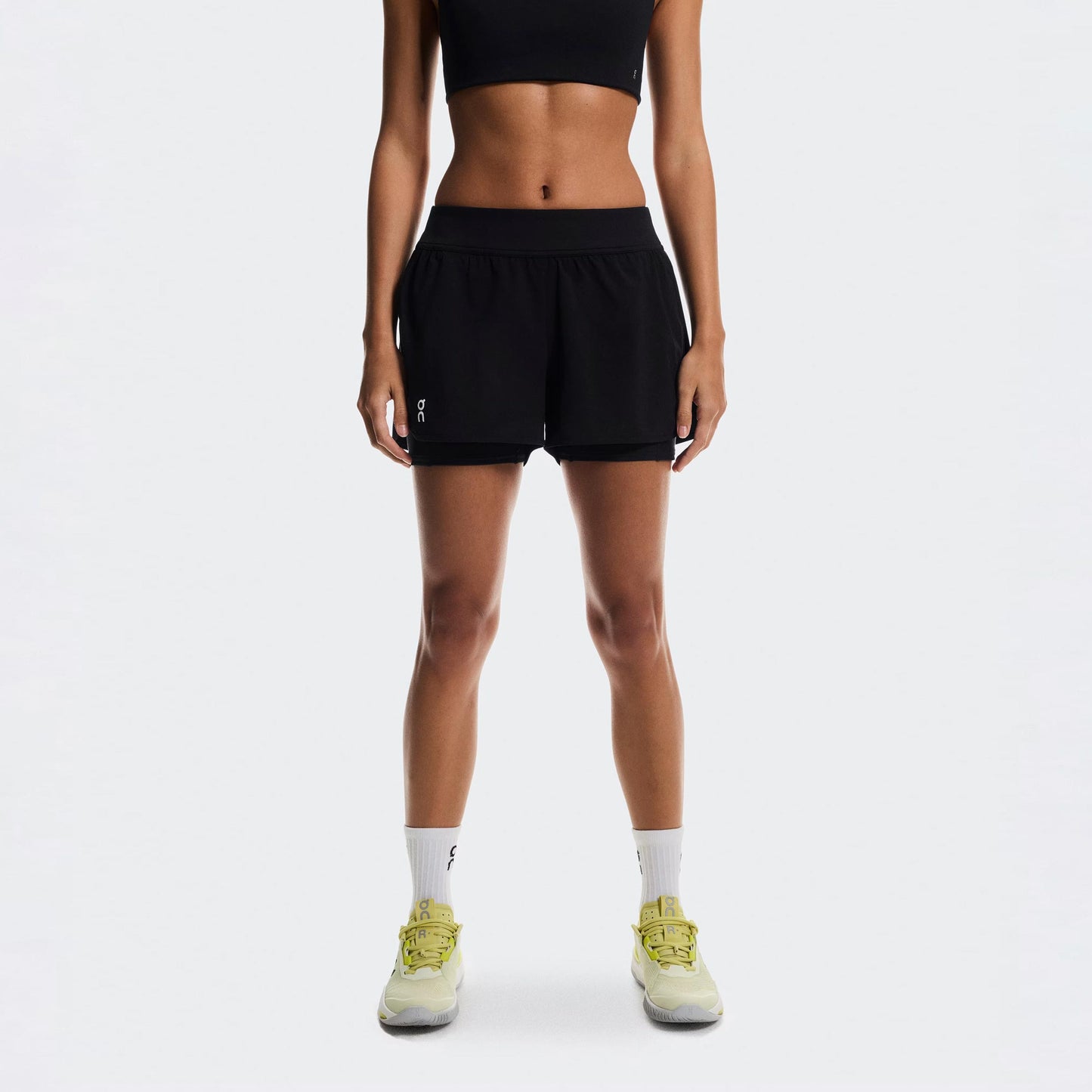 On 3" Court Shorts 2-in-1 Šortky Dámy - černá