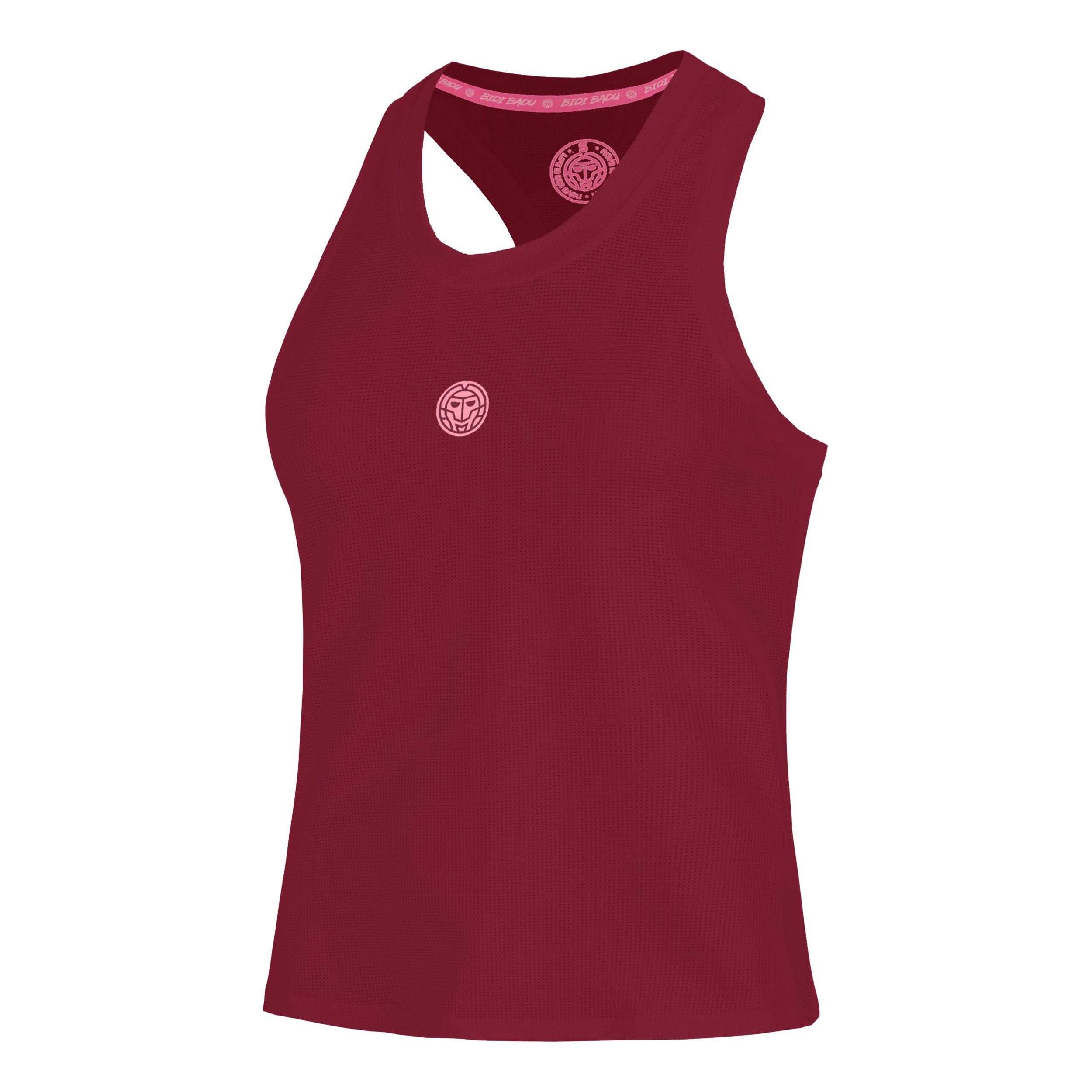 BIDI BADU Freeze Out Racerback Printed  Sportovní tílko Dámy - tmavě červená