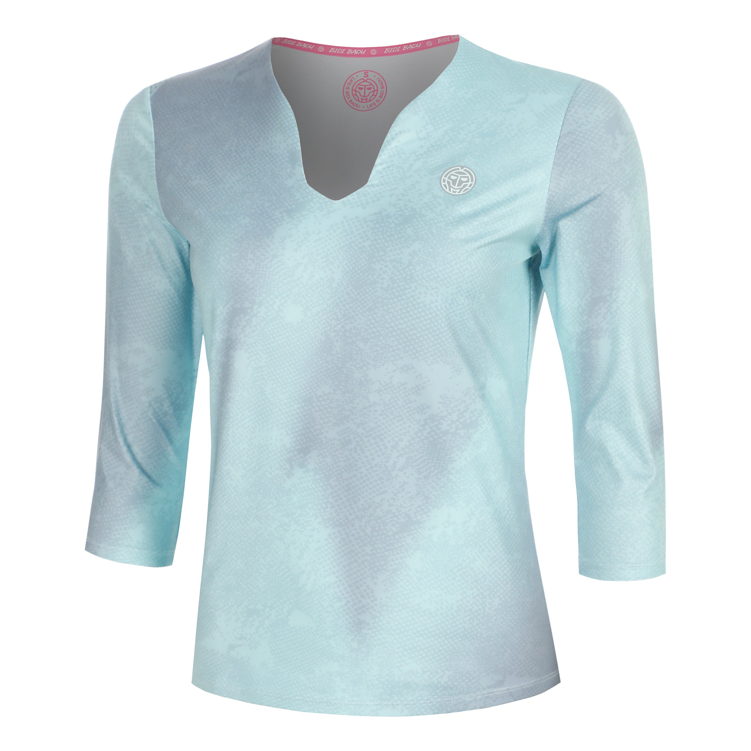 BIDI BADU Freeze Out V-Neck Printed  S dlouhým rukávem Dámy - mátová
