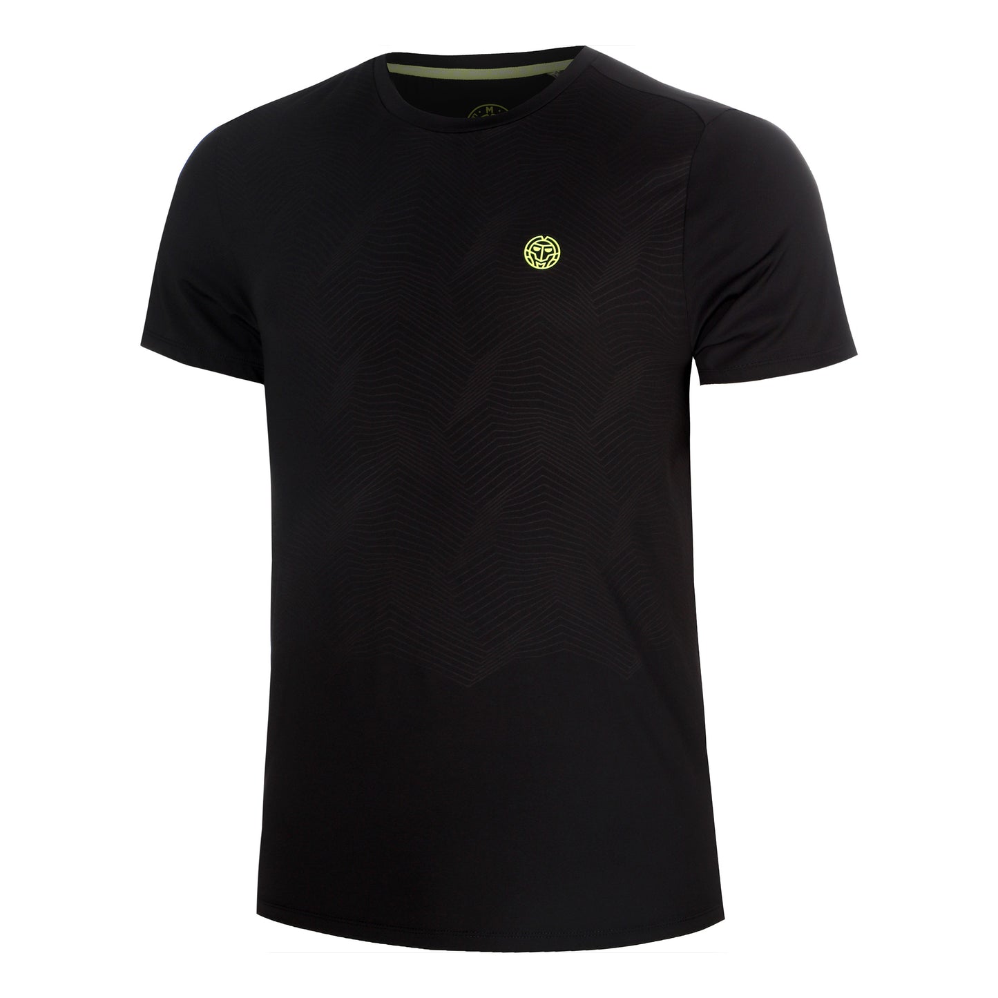 BIDI BADU Night Flash Embossed Tričko Muži - černá