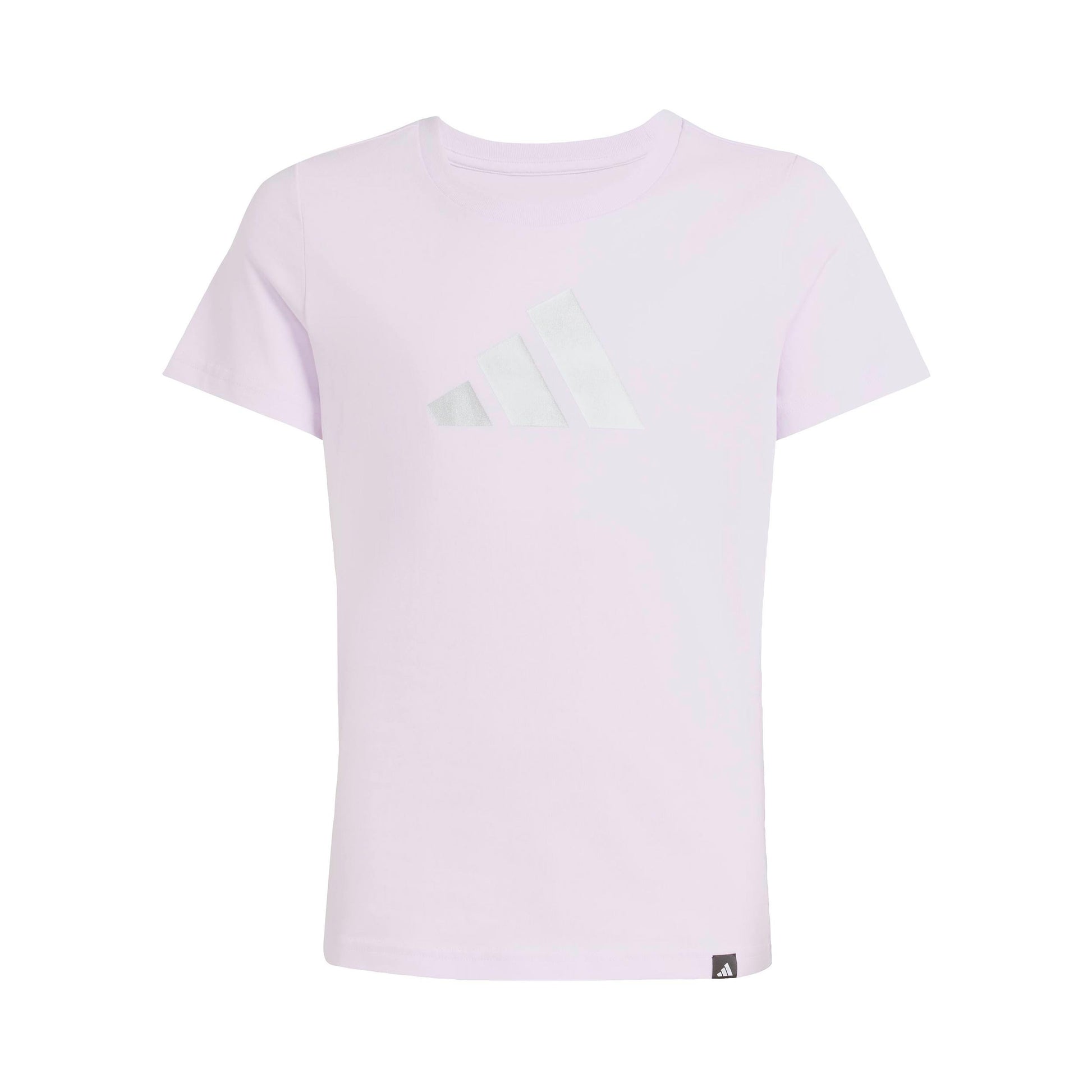 adidas Everyday Glam Graphic Tričko Dívky - šeříková, bílá