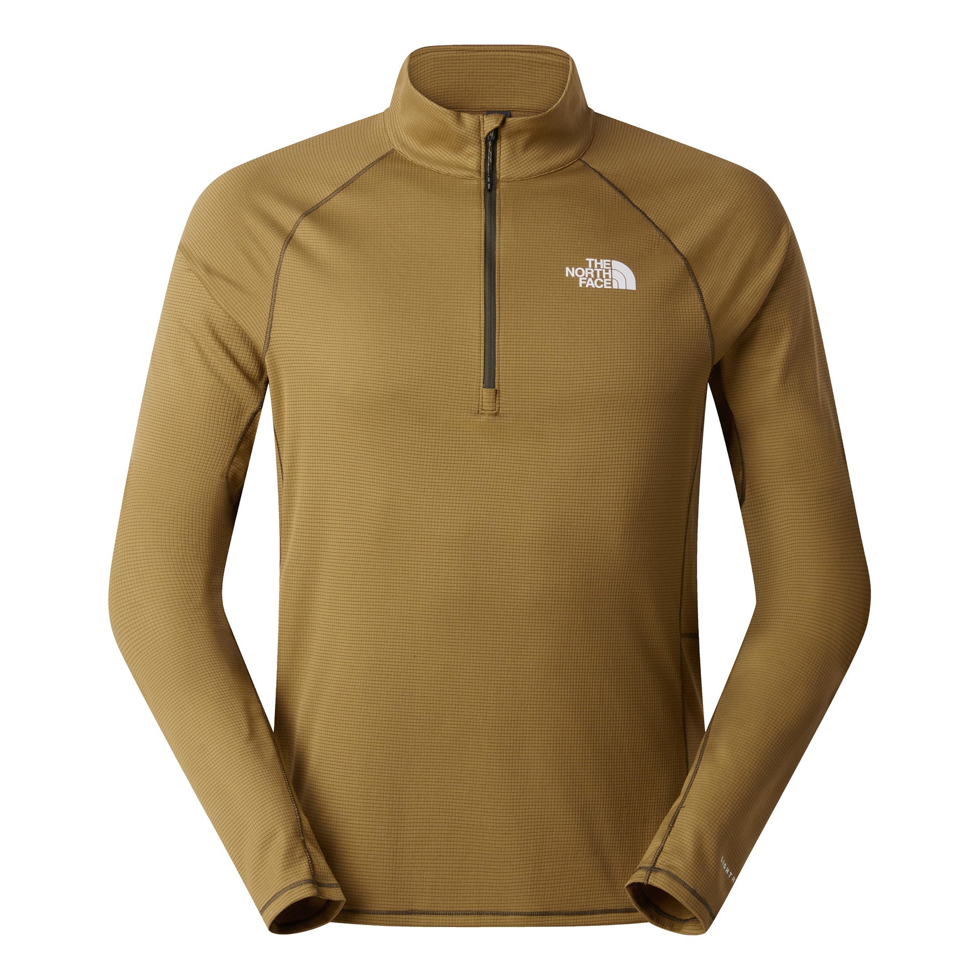 The North Face Sunriser 1/4 Zip Běžecké tričko Muži - hnědá