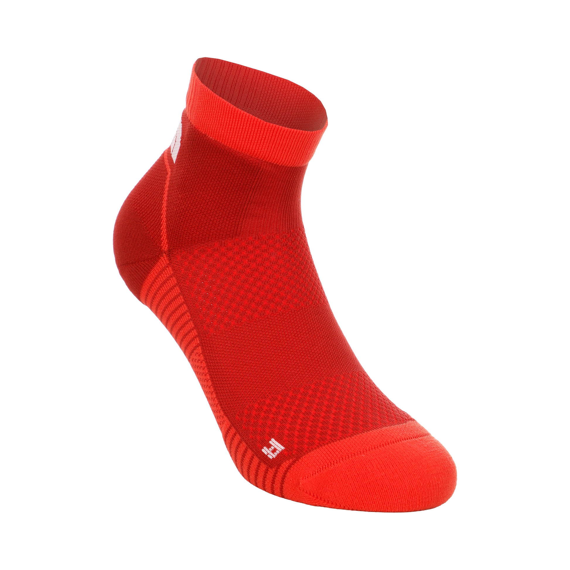 The North Face Trail Run Quarter Running ponožky Unisex - tmavě červená, červená