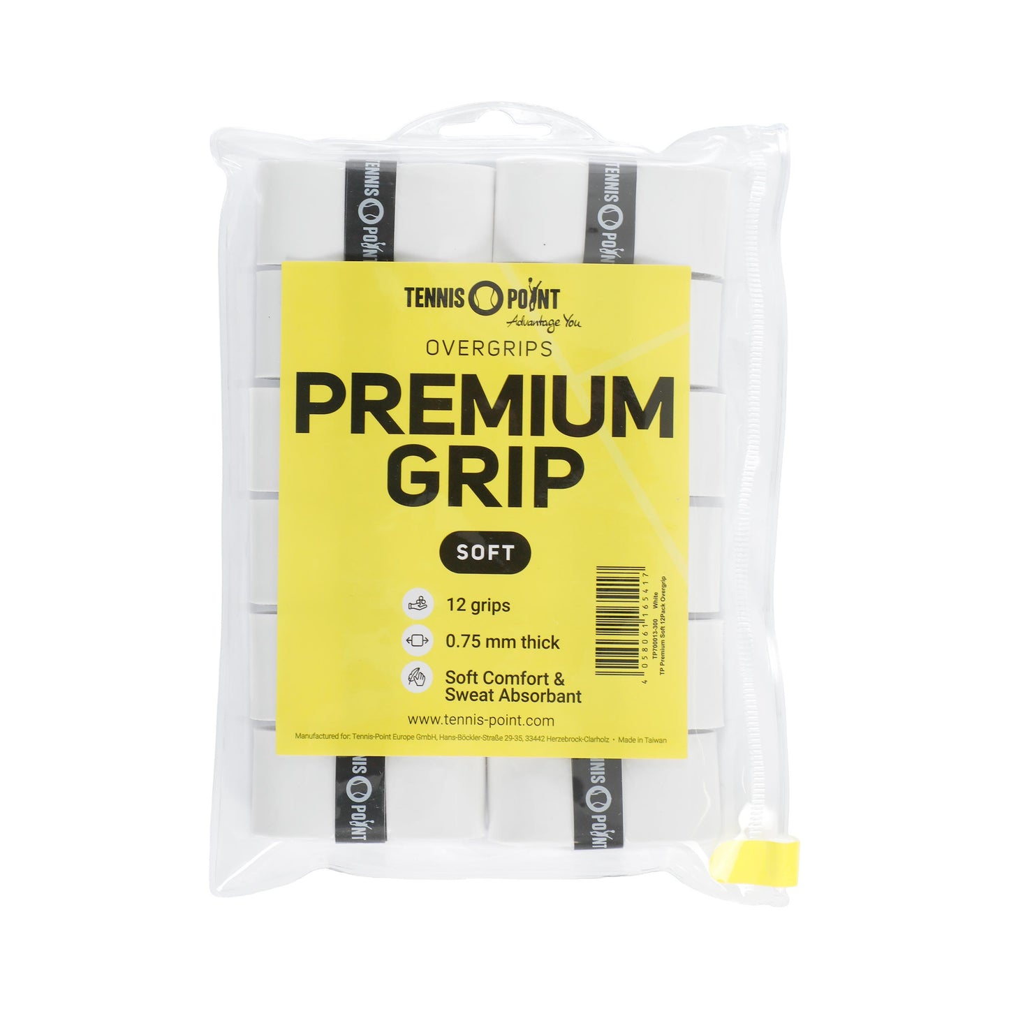 Tennis-Point Premium Soft 12ks baleni - bílá