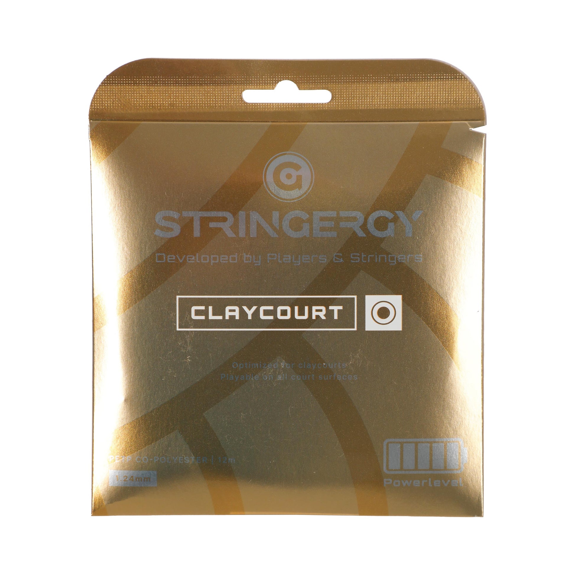 Stringergy Claycourt Výpletová sada 12m - oranžová