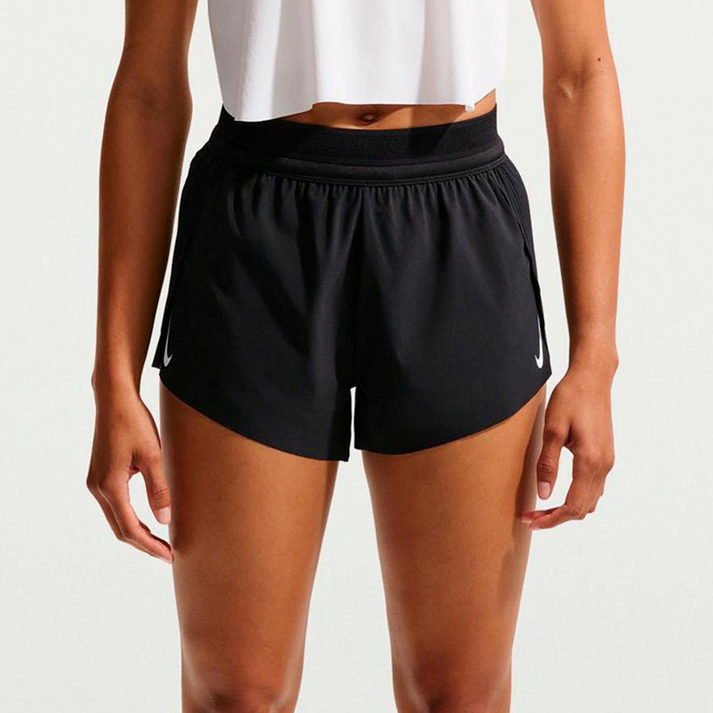 Nike AeroSwift Běžecké šortky Dámy - černá, bílá
