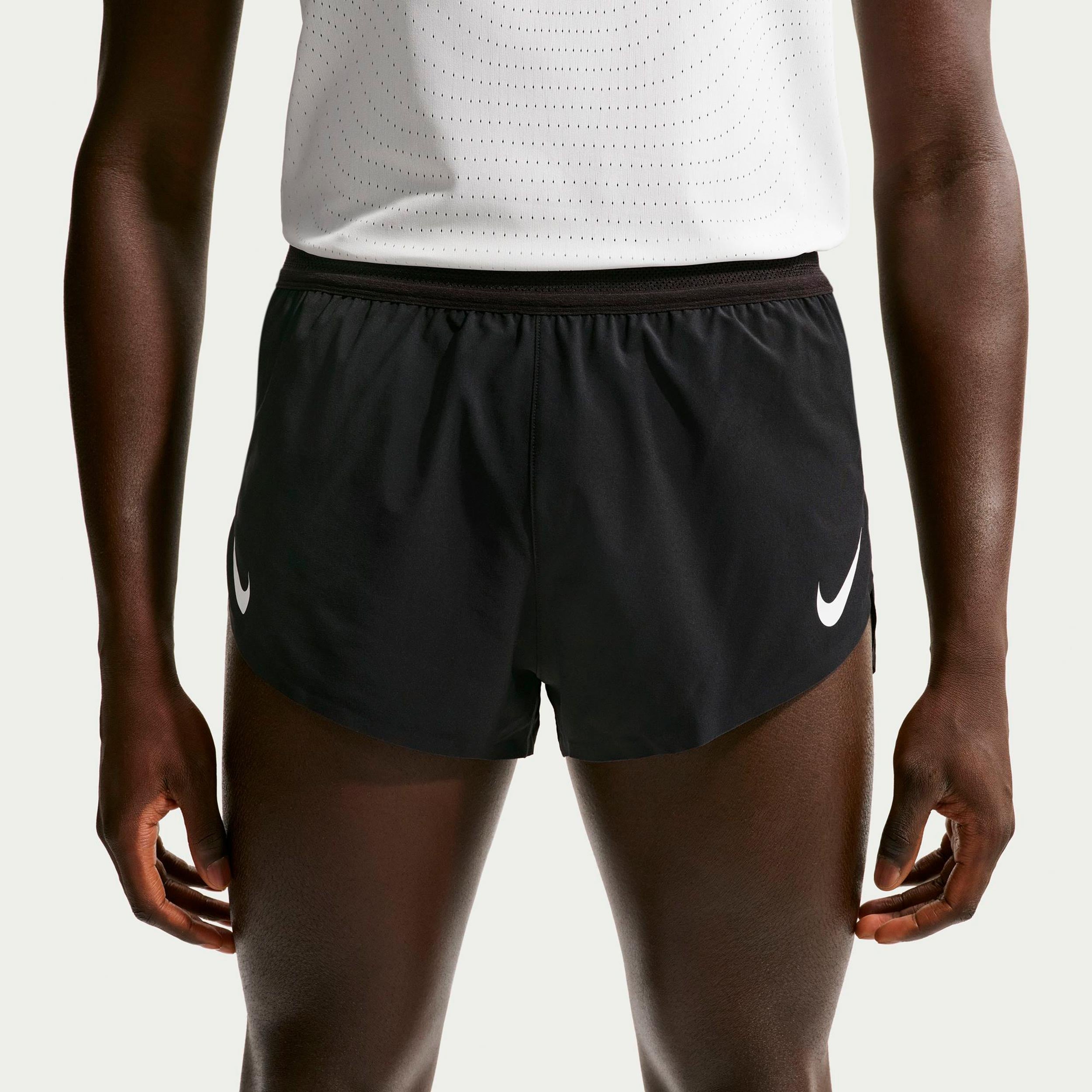 Nike AeroSwift Běžecké šortky Muži - černá, bílá