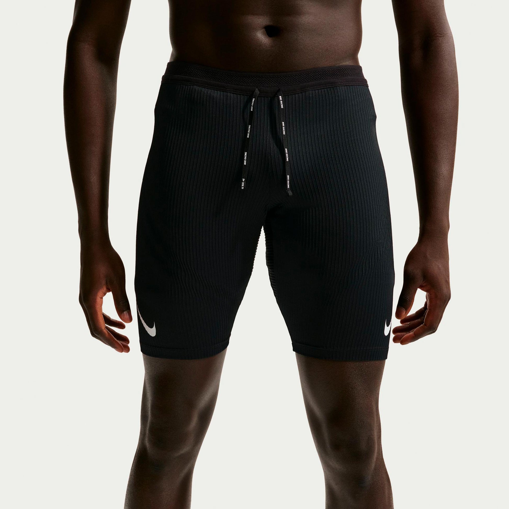 Nike AeroSwift Běžecké punčocháče Muži - černá, bílá