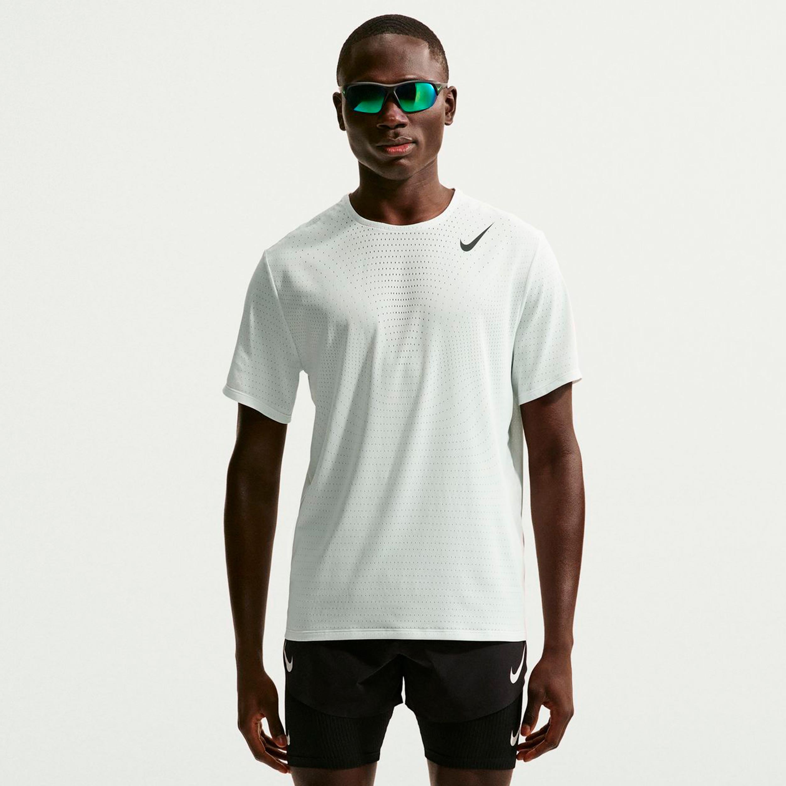 Nike Aeroswift Běžecké tričko Muži - bílá, černá
