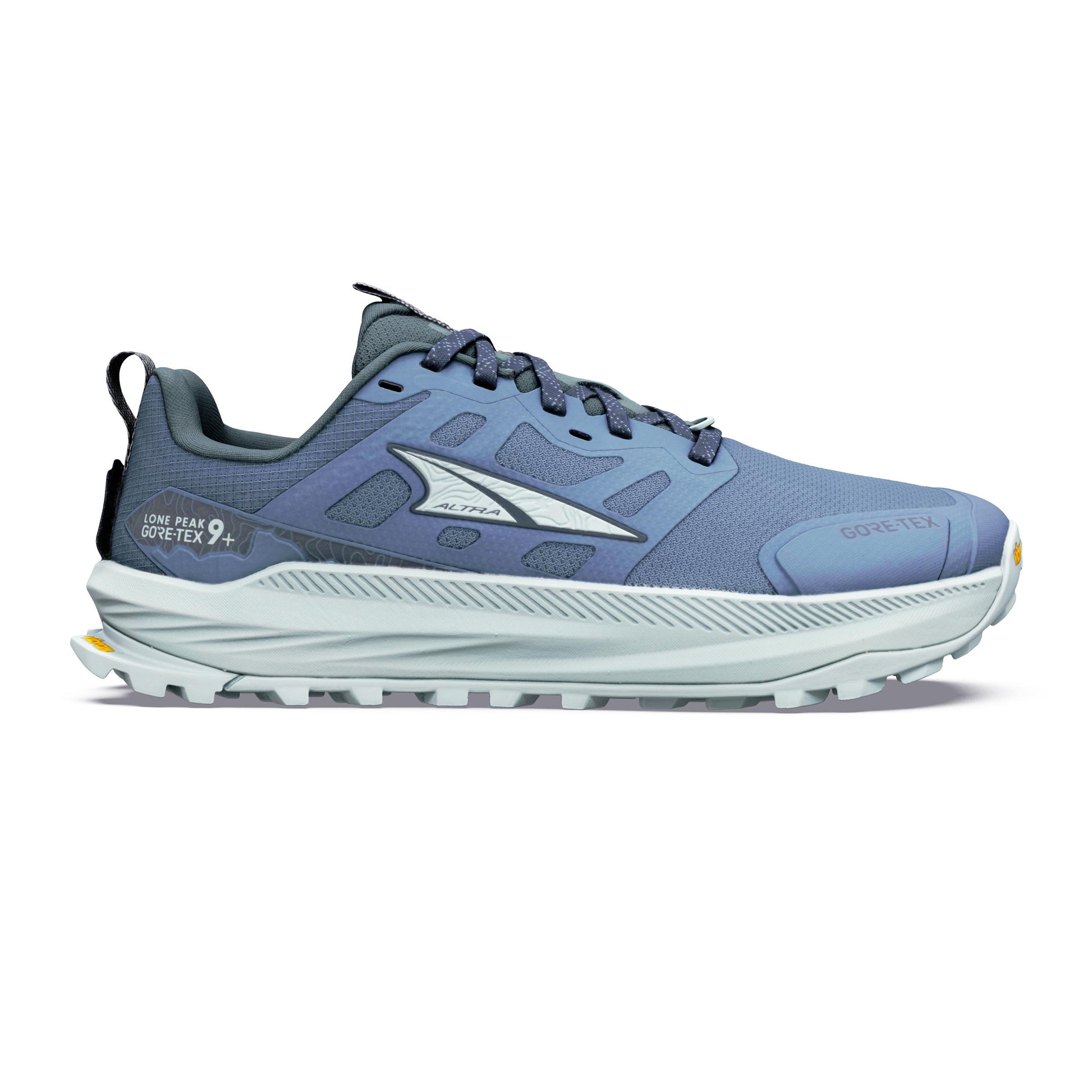 Altra Lone Peak 9+ GTX Obuv pro měkčí povrch,žádný asfalt Dámy - modrošedá, modrá