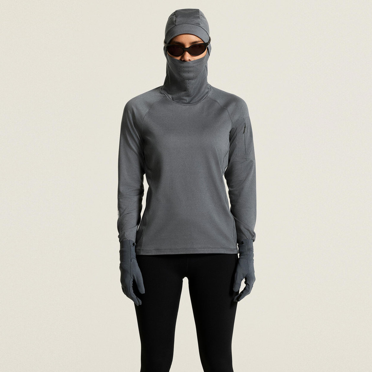 Craft SubZ Thermal Běžecké tričko Dámy - antrazitová