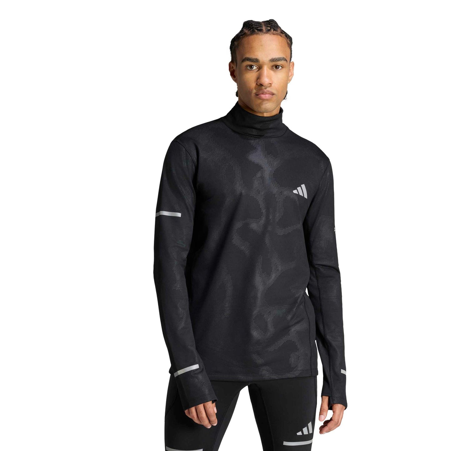 adidas adi365 Warm Běžecké tričko Muži - černá