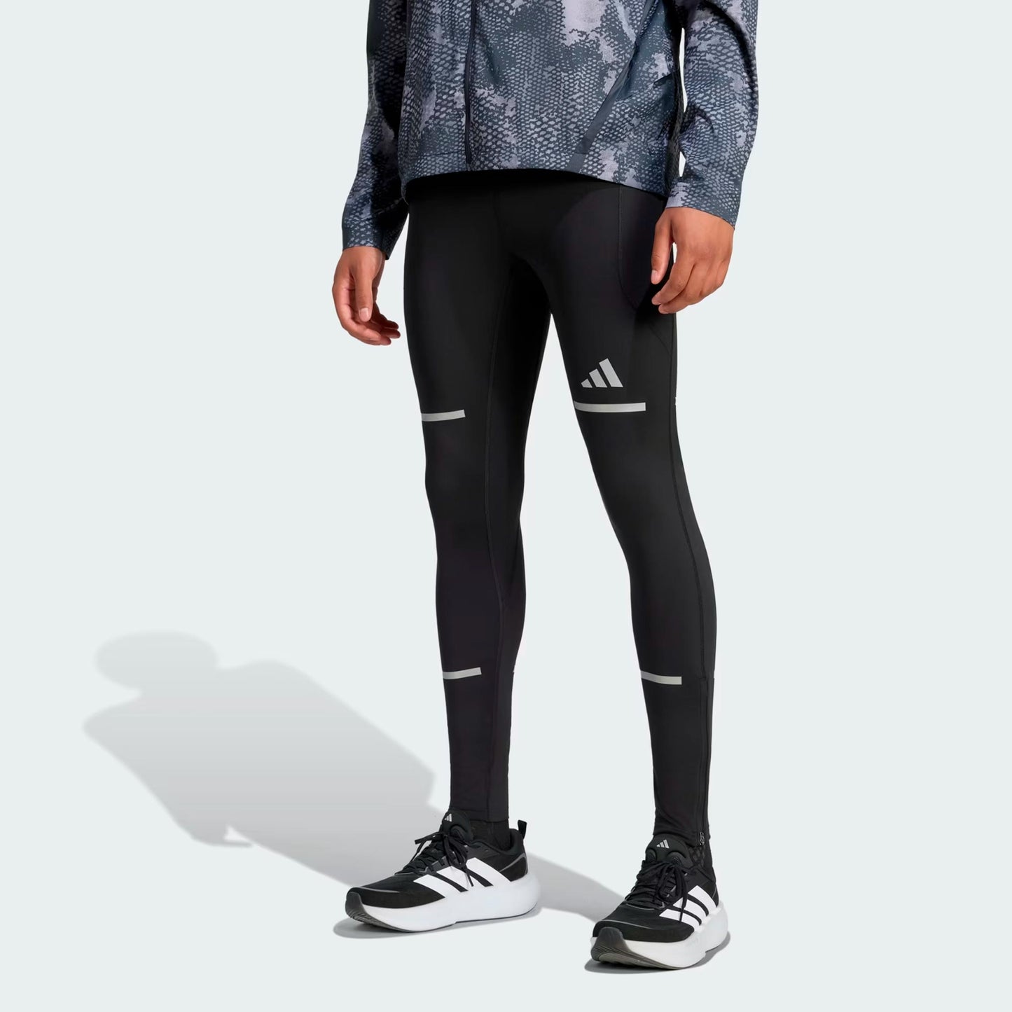adidas adi365 Warm Běžecké punčocháče Muži - černá
