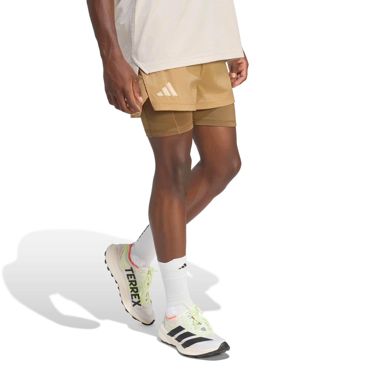 adidas Terrex XPL 2in1 Běžecké šortky Muži - karamel