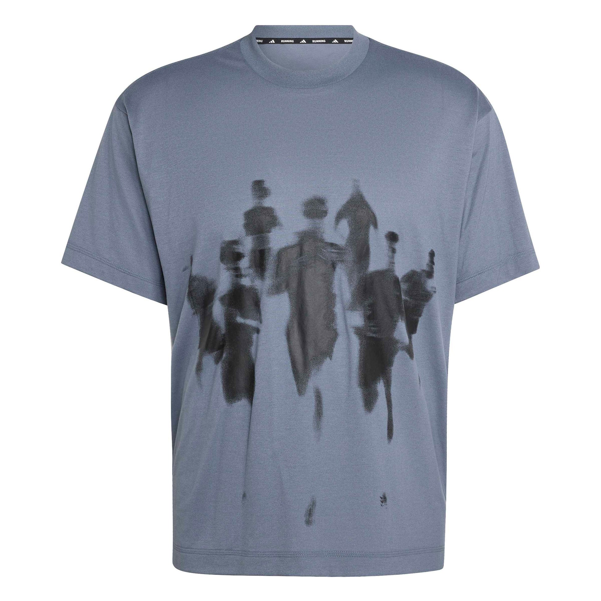 adidas adi365 Běžecké tričko Unisex - modrošedá