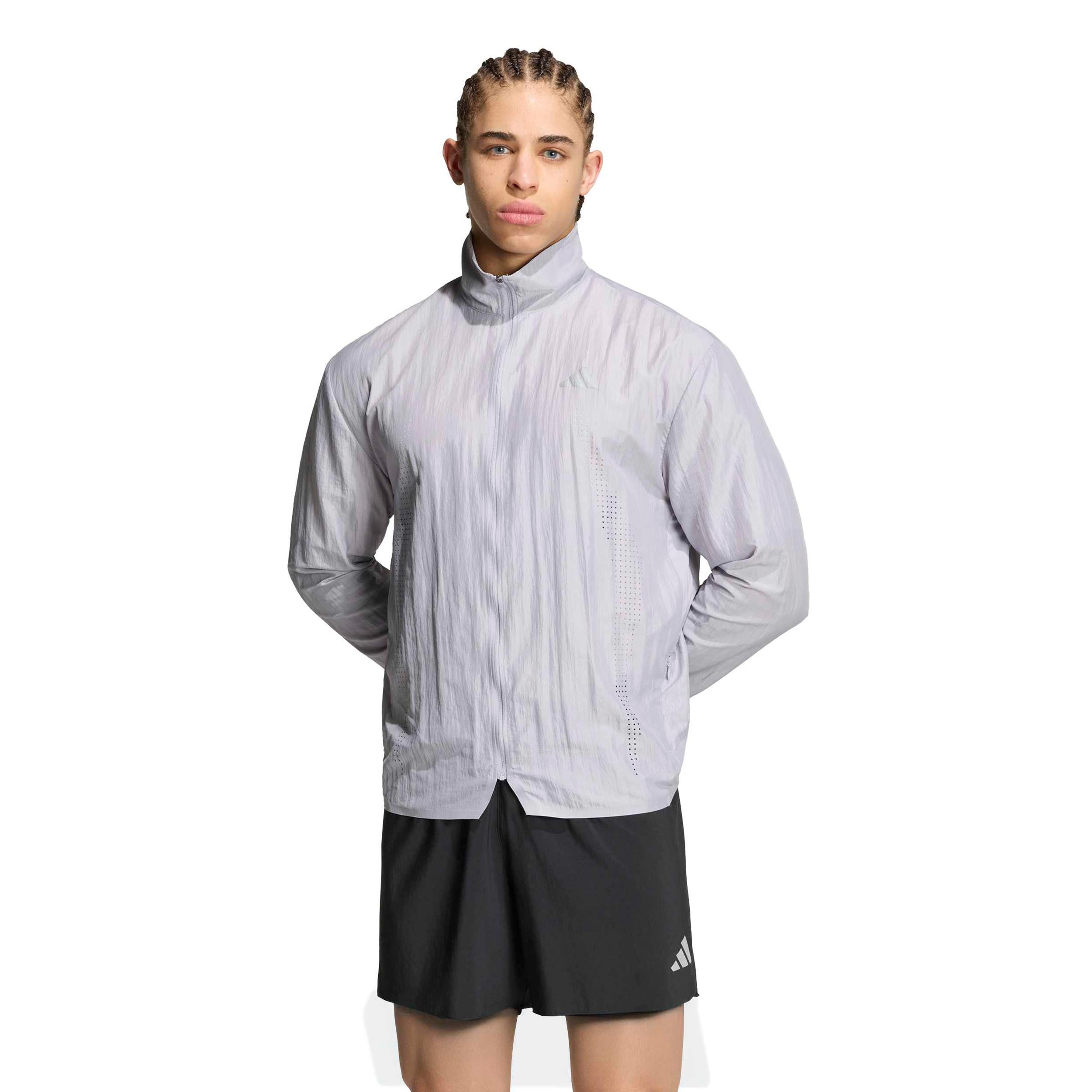 adidas adi365 Aspyre Běžecká bunda Muži - šedá