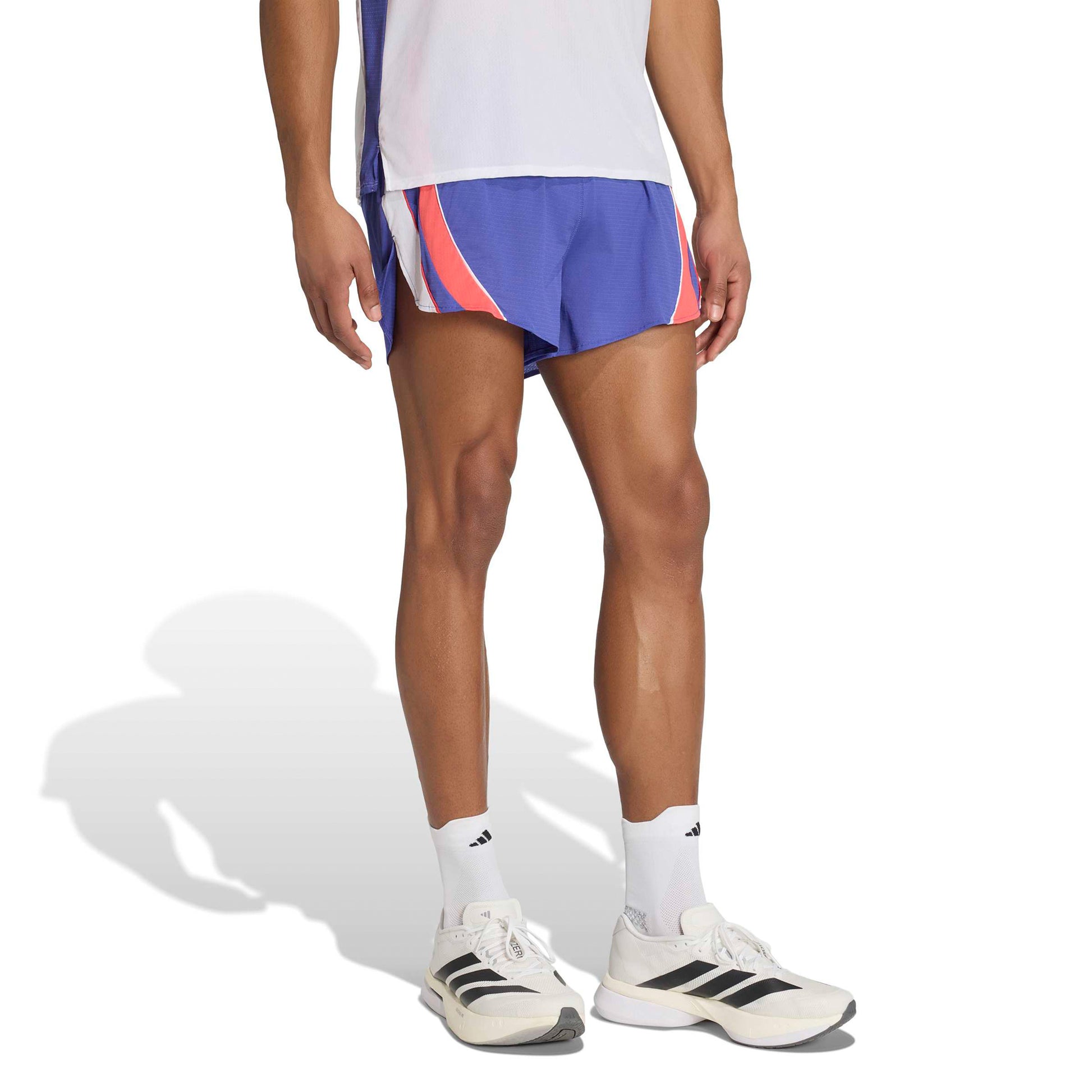 adidas adizero Archive Běžecké šortky Muži - modrá, červená