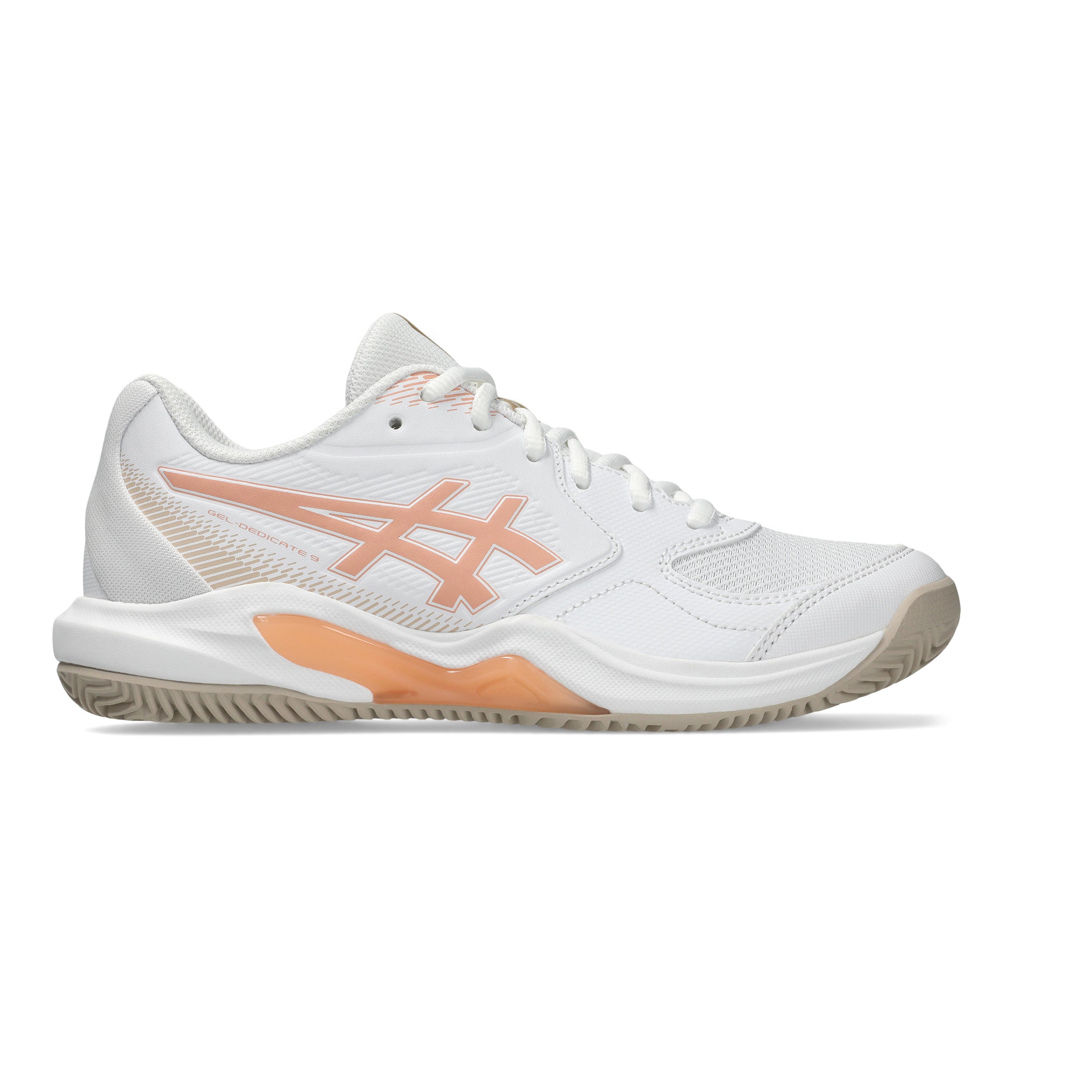 ASICS Gel-Dedicate 9 Obuv na antuku Dámy - bílá, meruňková