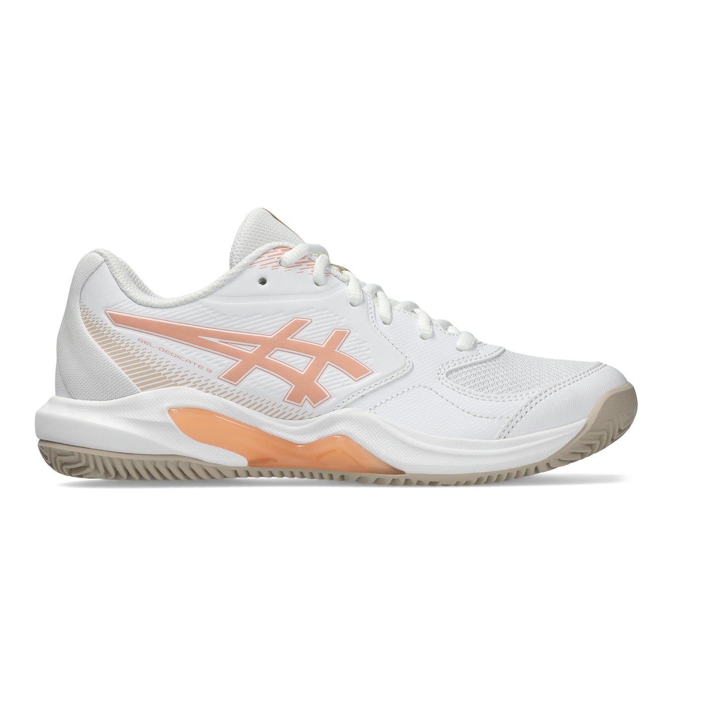 ASICS Gel-Dedicate 9 Obuv na antuku Dámy - bílá, meruňková